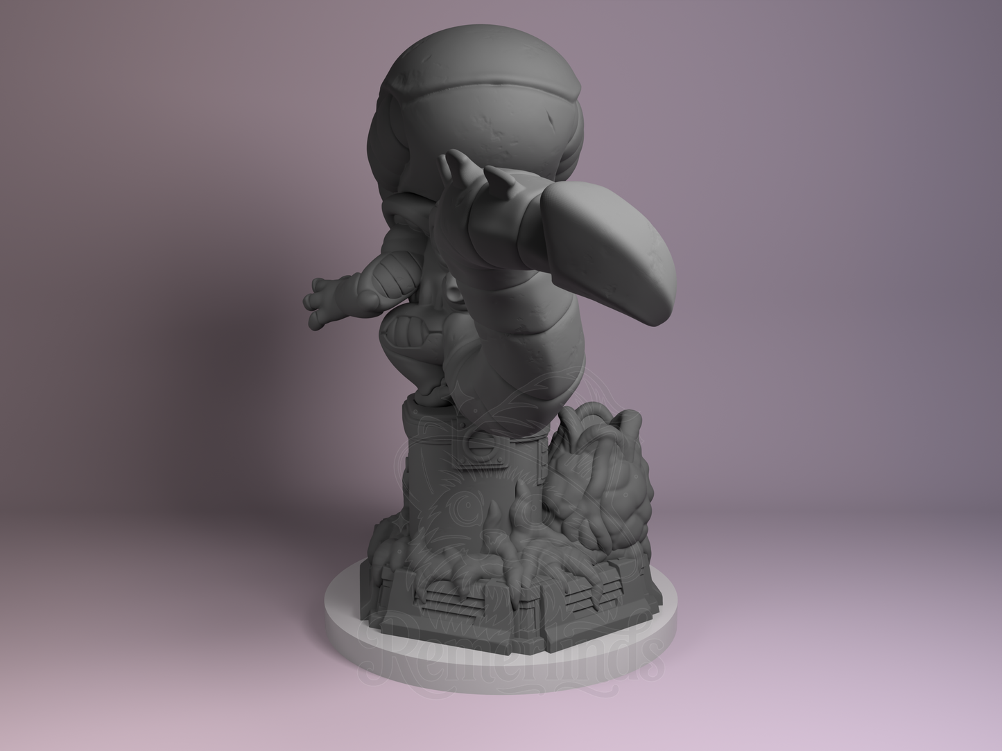 Chibi Xenomorph – Alien (Chibi by Nomnom Figures) – 3D printed resin figure