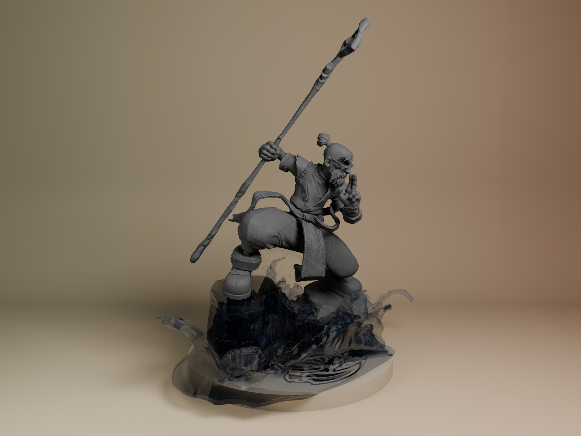 Knolan – Battle Chasers (Figurine by Bulkamancer) – 3D printed resin figure