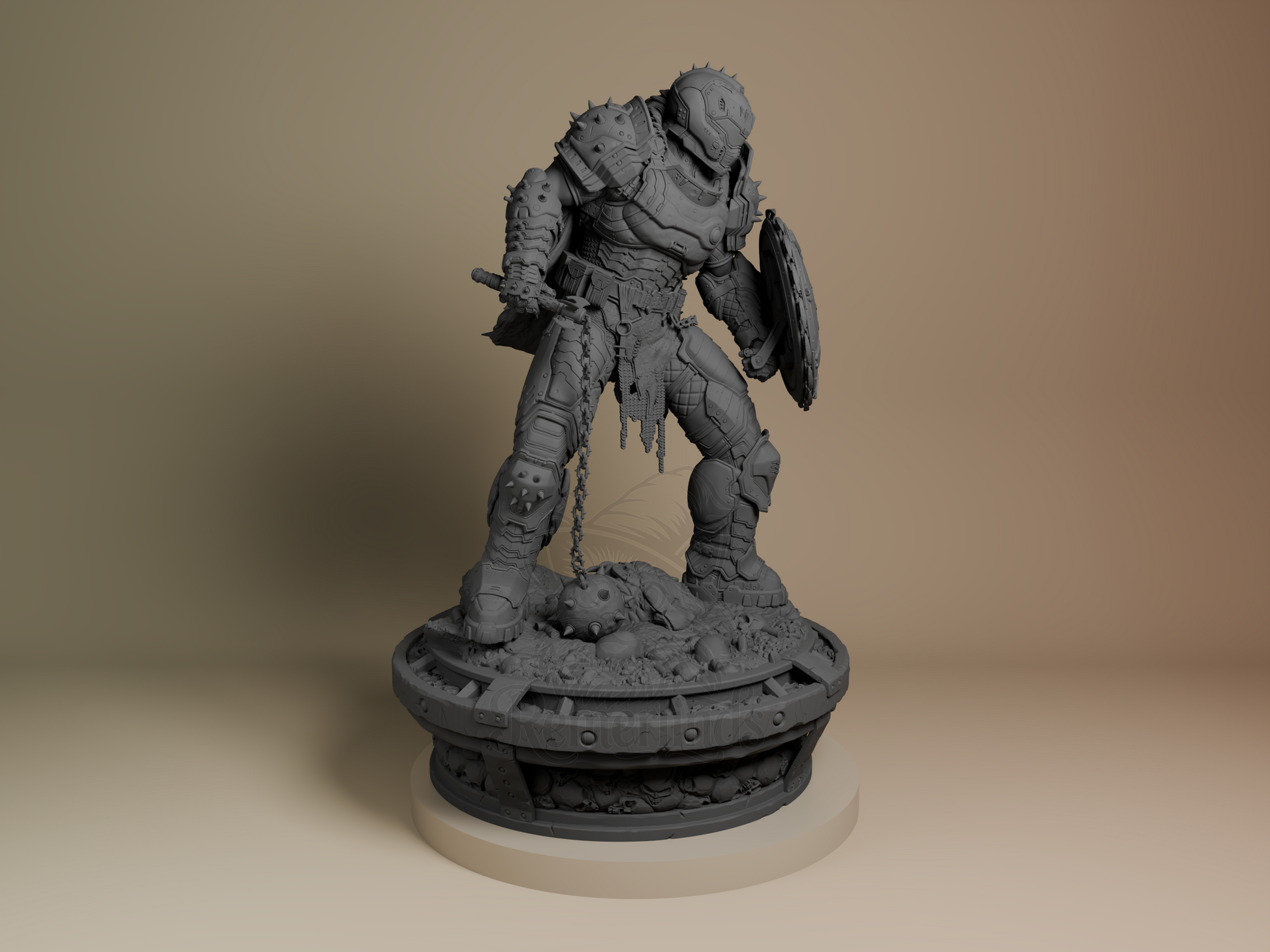 Doom Slayer – Doom: Dark Ages (Figurine by Bulkamancer) – 3D printed resin figure
