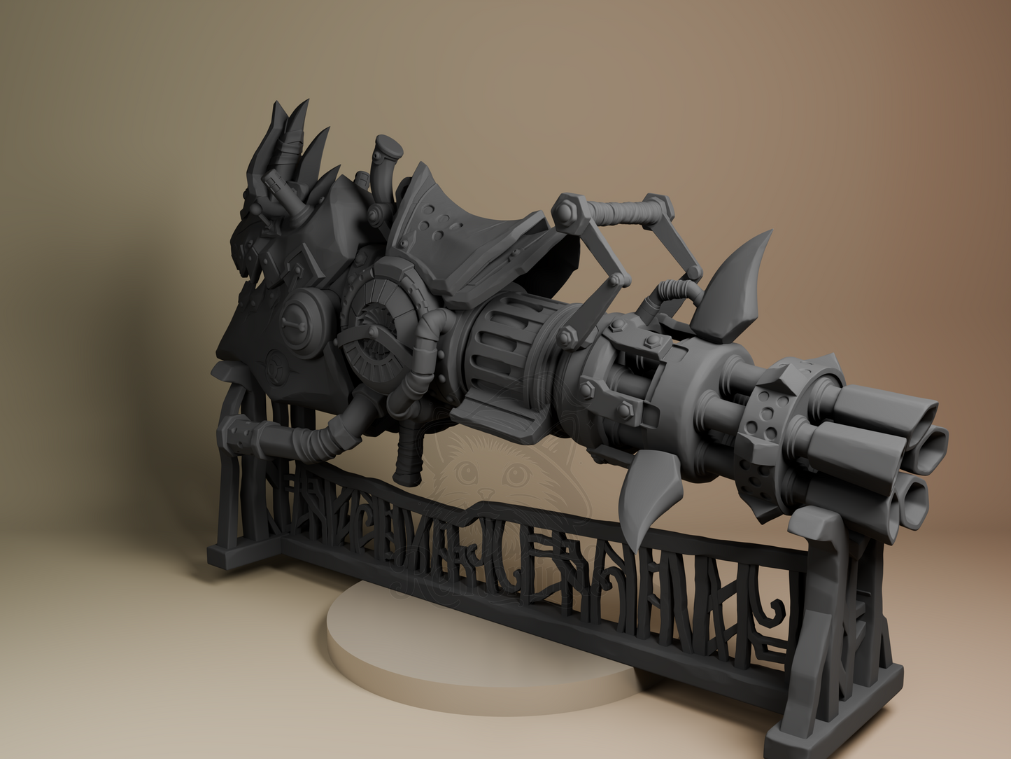 Jinx’s Rhino Gun – Arcane (Figurine by Bulkamancer) – 3D printed resin figure