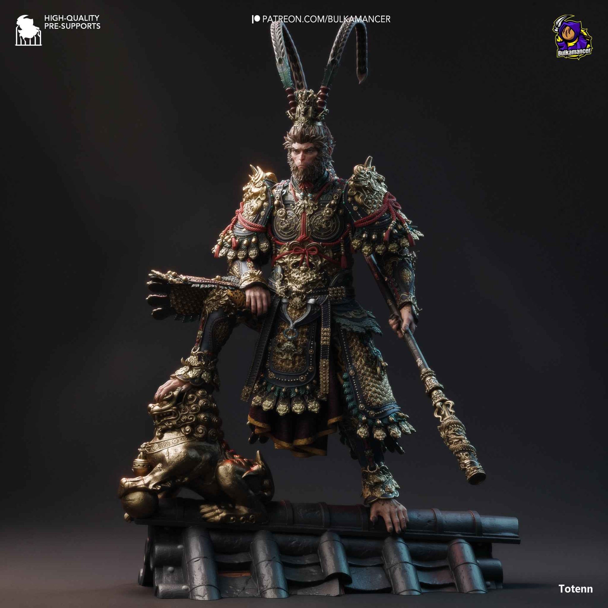 Destined One – Wukong (Figurine by Bulkamancer) – 3D printed resin figure