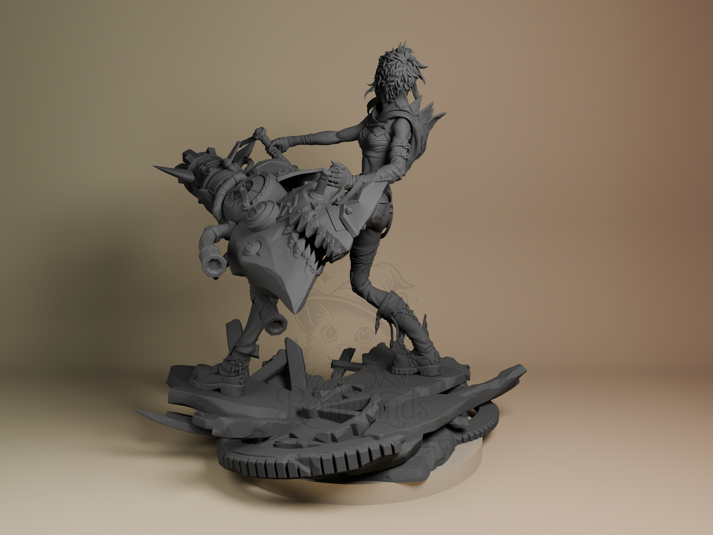 Jinx – Arcane (Figurine by Bulkamancer) – 3D printed resin figure