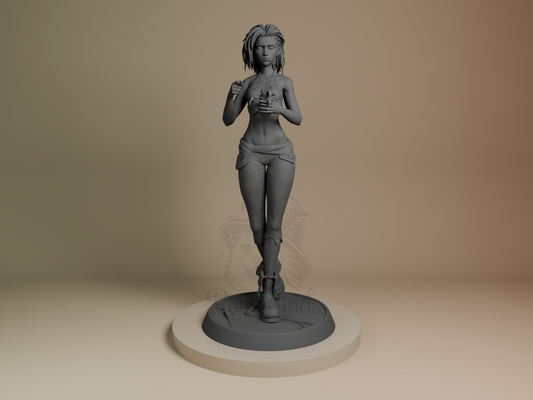 Broken Jinx – Arcane (Figurine by Bulkamancer) – 3D printed resin figure