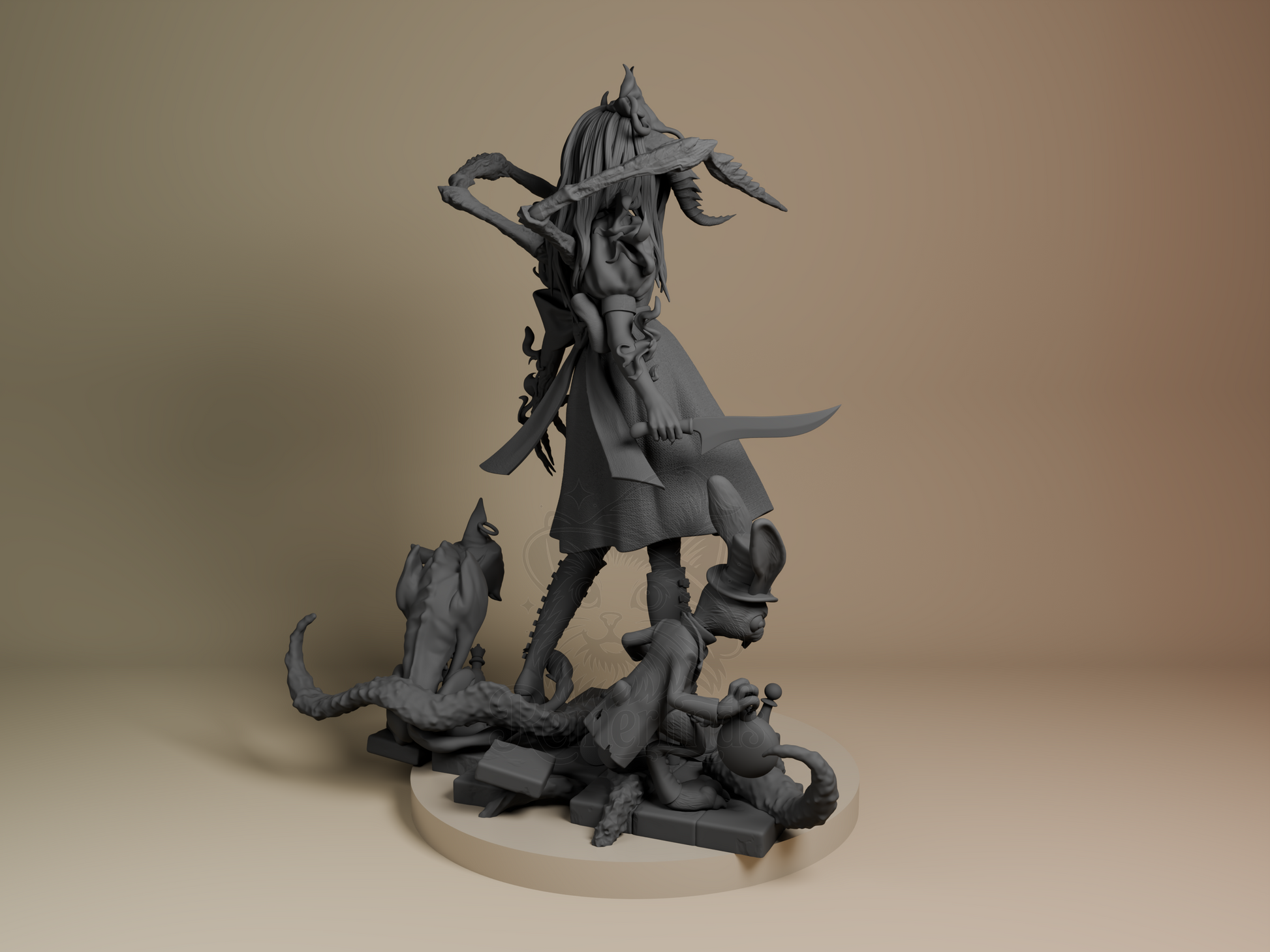 Alice – American McGee’s Alice (Figurine by Bulkamancer) – 3D printed resin figure