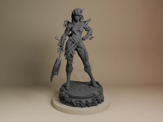 Karlach (Stylized) – Baldur’s Gate (Figurine by Bulkamancer) – 3D printed resin figure