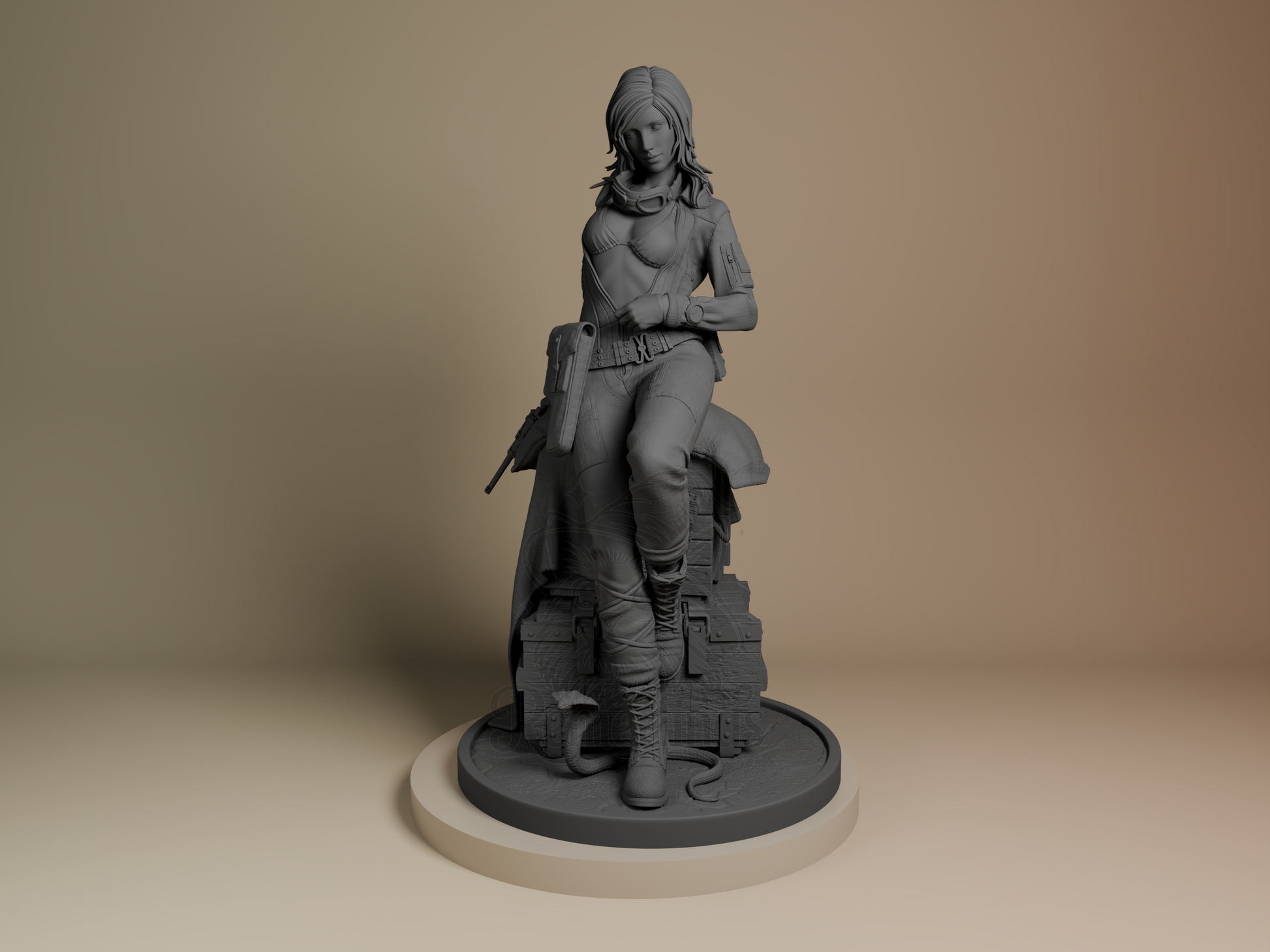 EVA – Metal Gear (Figurine by Bulkamancer) – 3D printed resin figure