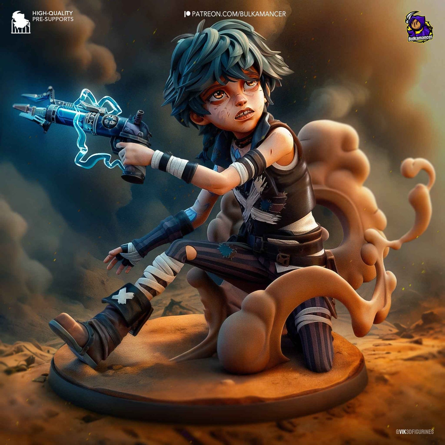 Isha – Arcane (Figurine by Bulkamancer) – 3D printed resin figure