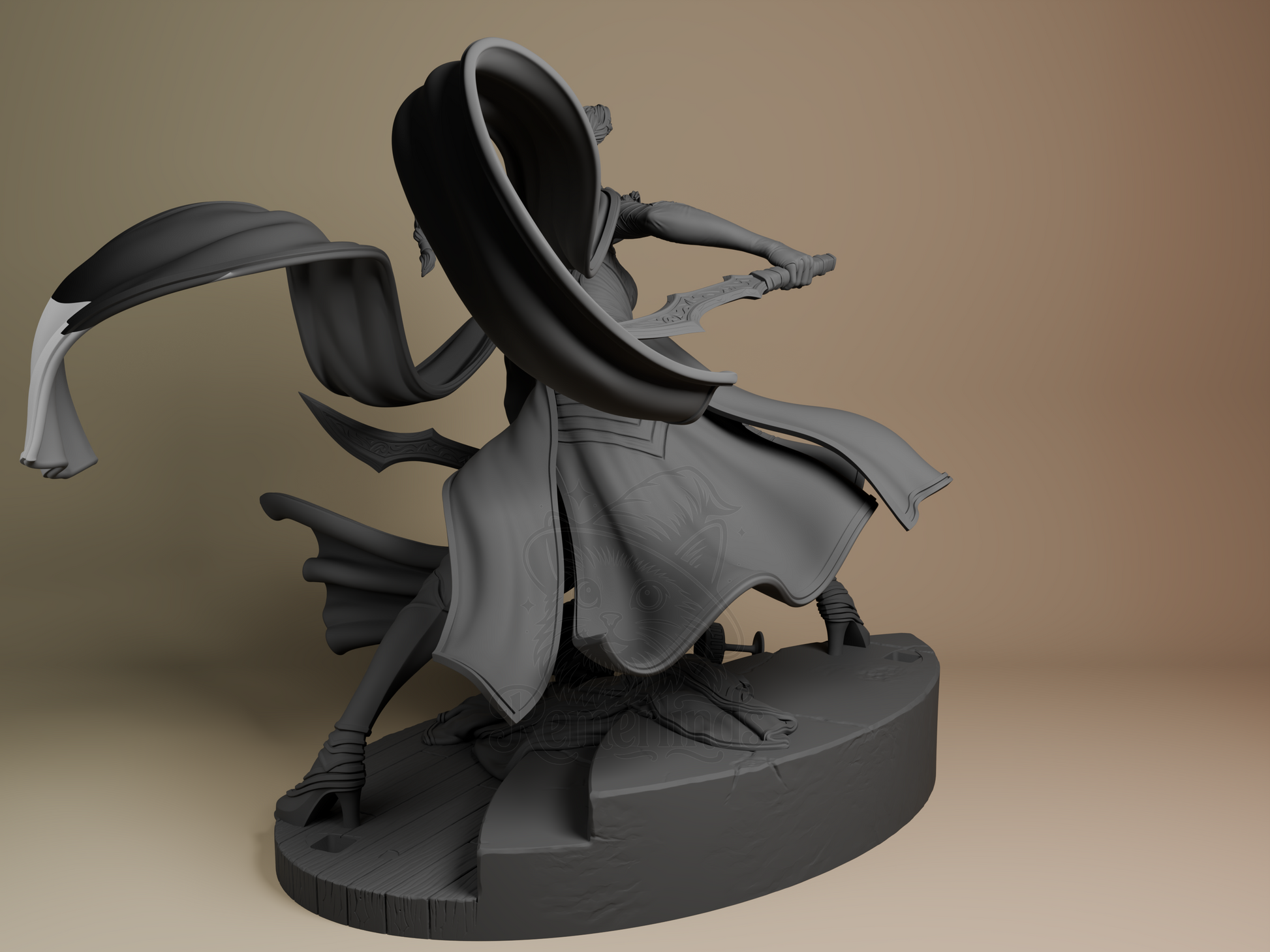 Katarina – League of Legends (Figurine by Bulkamancer) – 3D printed resin figure