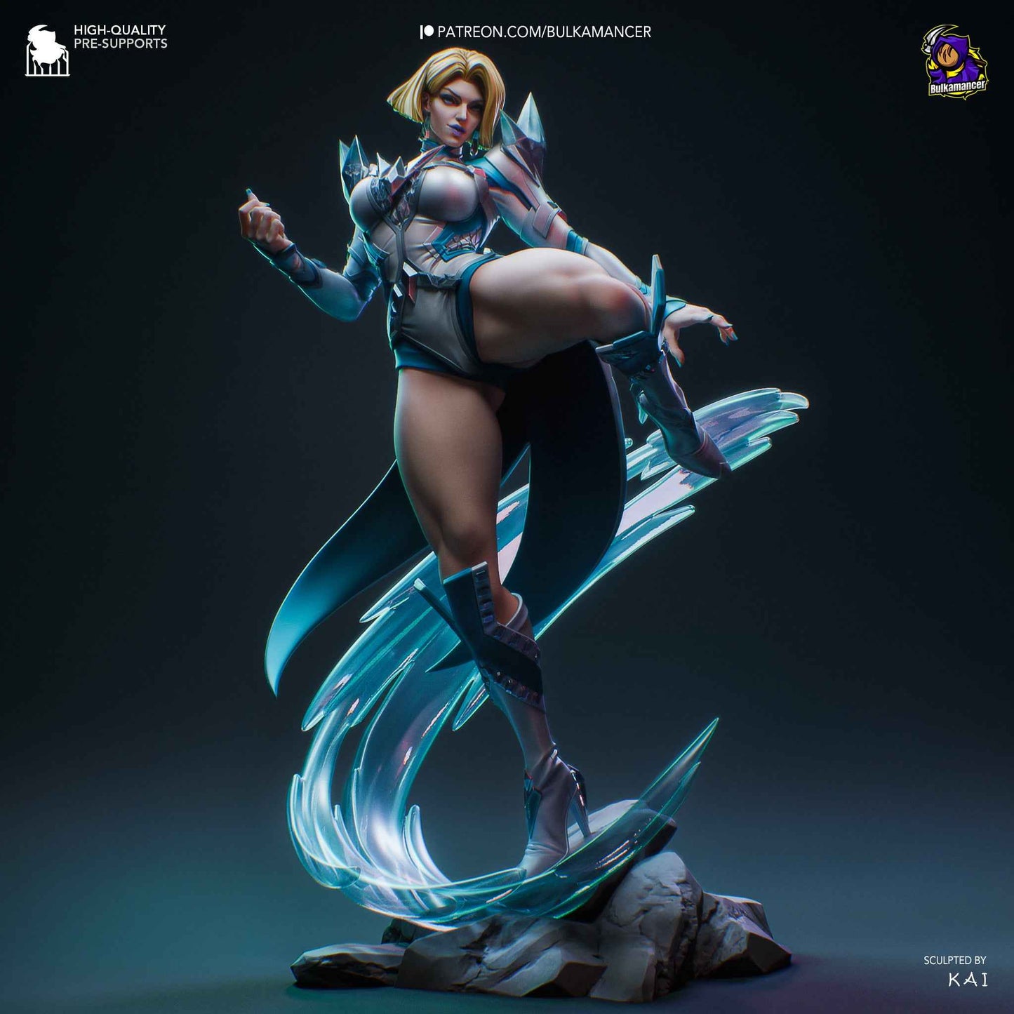 Emma Frost – Marvel Rivals (Figurine by Bulkamancer) – 3D printed resin figure