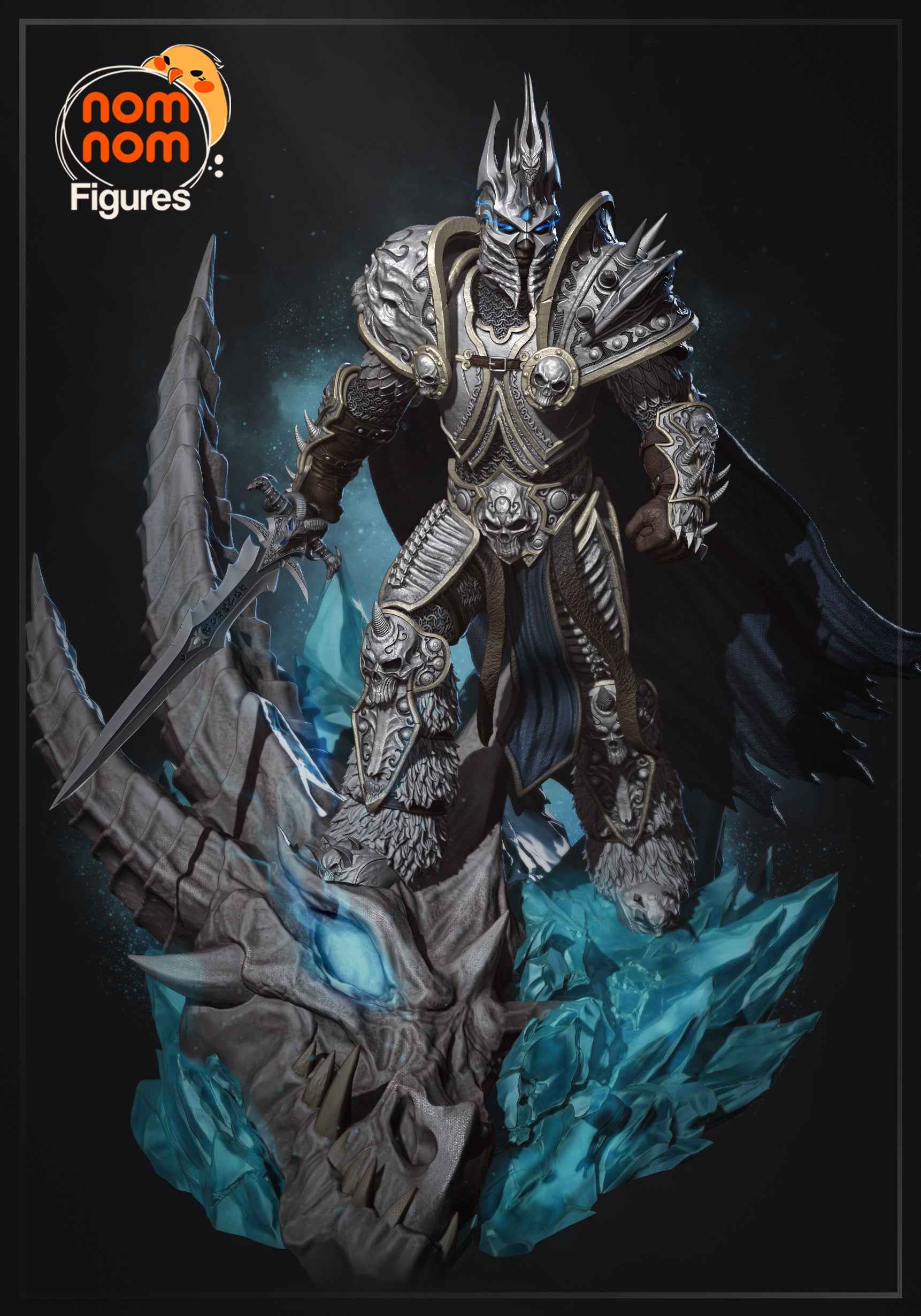 Arthas – World of Warcraft (Figurine by Nomnom Figures) – 3D printed resin figure
