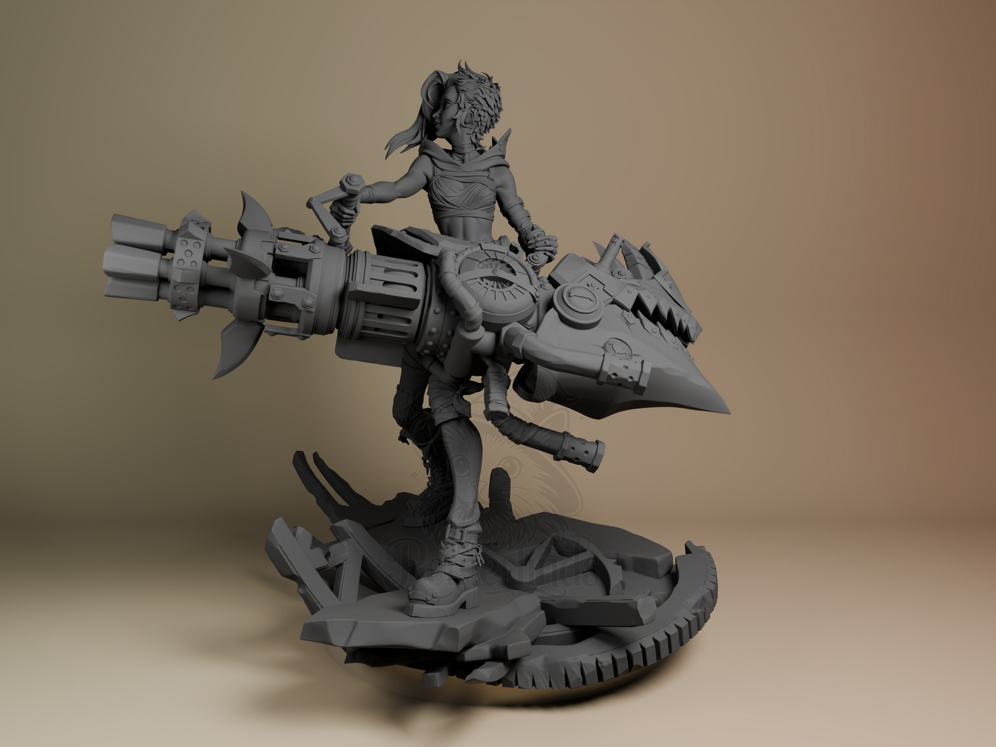 Jinx – Arcane (Figurine by Bulkamancer) – 3D printed resin figure