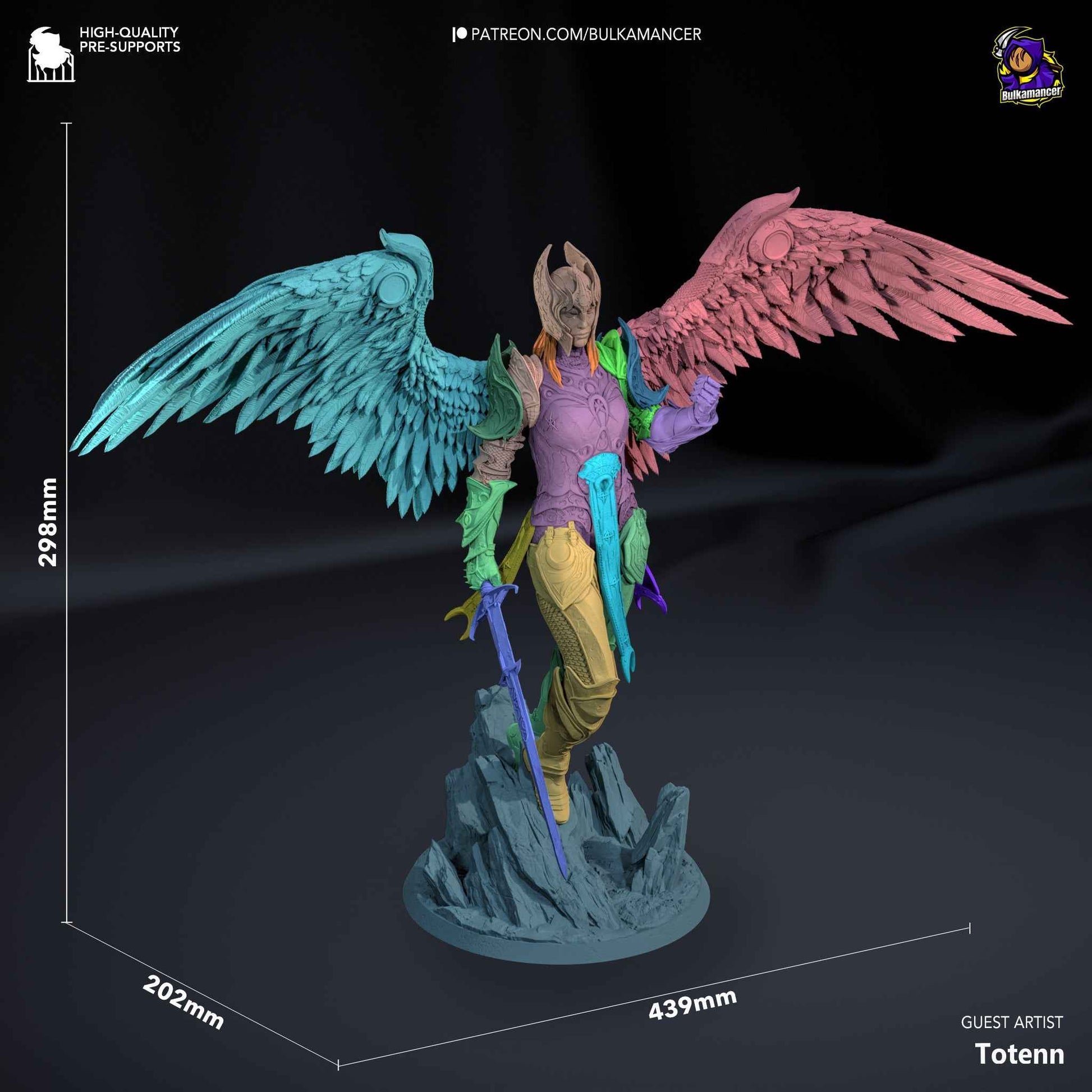 Dame Aylin – Baldur’s Gate (Figurine by Bulkamancer) – 3D printed resin figure