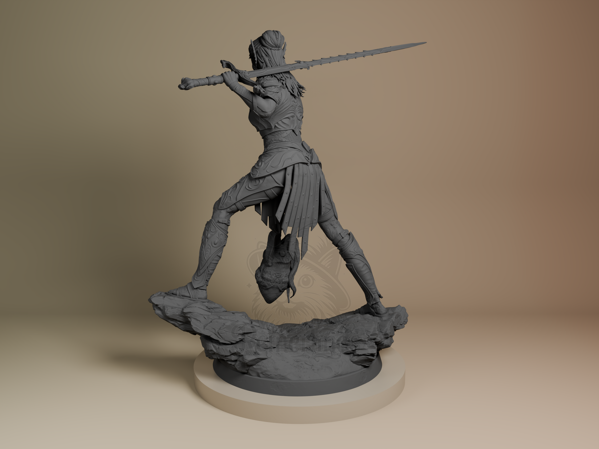 Lae’zel – Baldur’s Gate (Figurine by Bulkamancer) – 3D printed resin figure