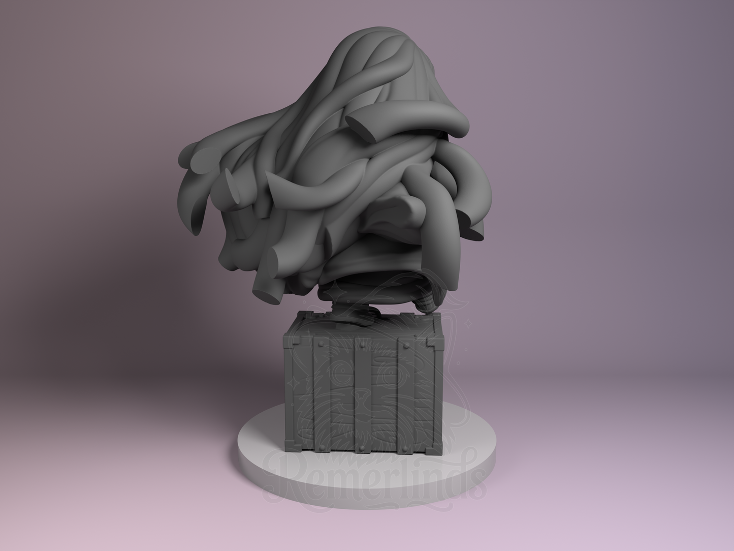 Chibi Nezuko – Demon Slayer (Chibi by Nomnom Figures) – 3D printed resin figure