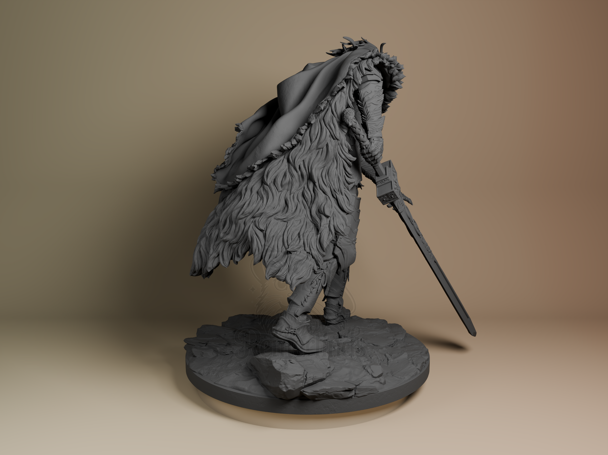 Blaidd – Elden Ring (Figurine by Bulkamancer) – 3D printed resin figure