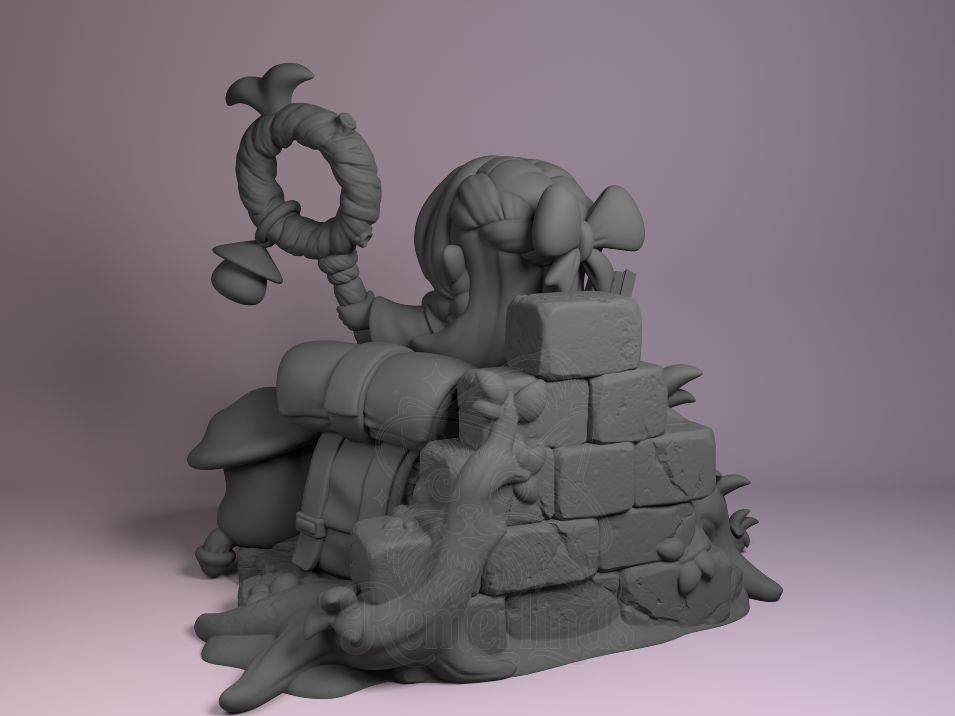 Chibi – Marcille (Chibi by Nomnom Figures) – 3D printed resin figure