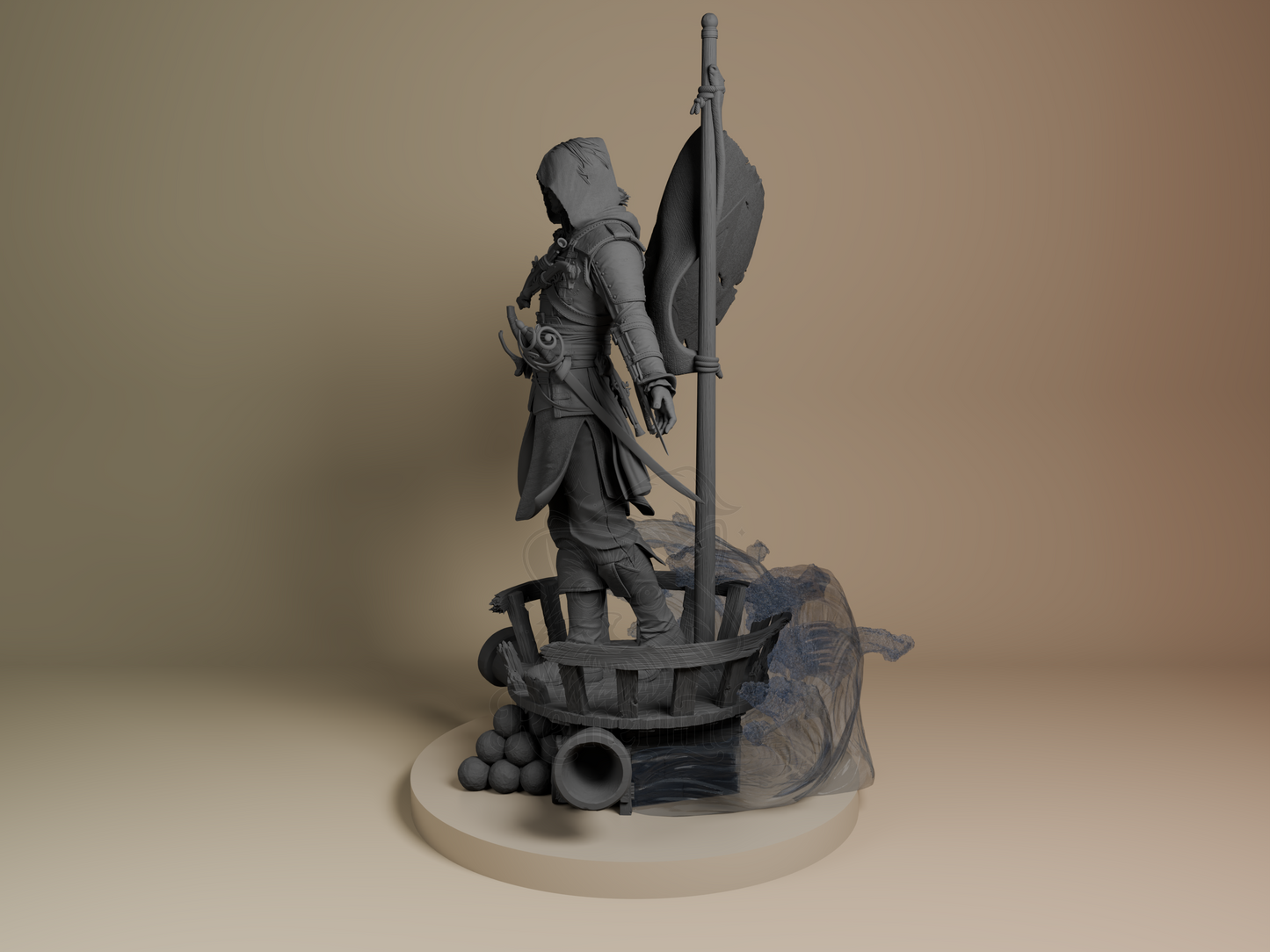 Edward Kenway – Assassin’s Creed (Figurine by Bulkamancer) – 3D printed resin figure
