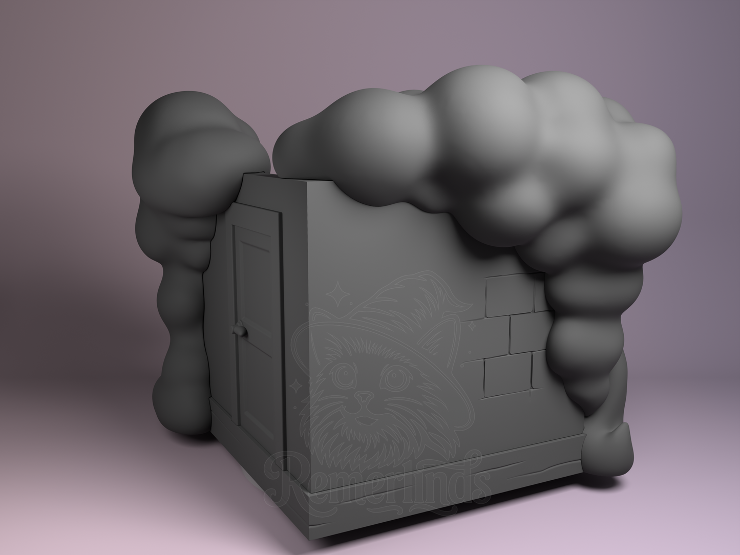 Chibi This Is Fine – Meme (Chibi by Nomnom Figures) – 3D printed resin figure