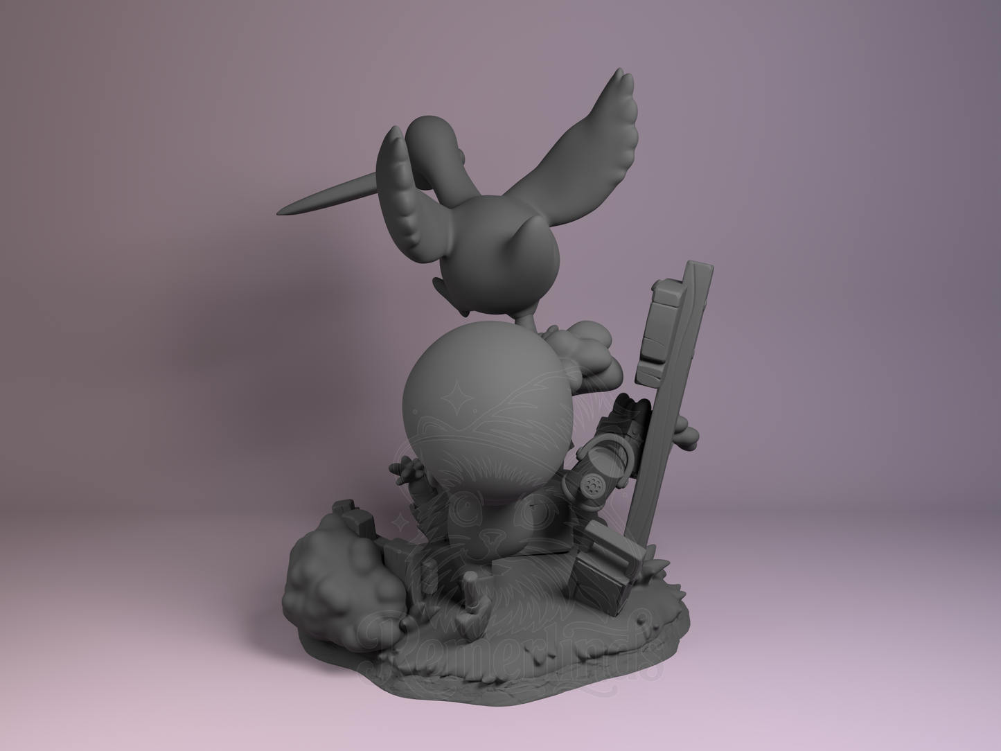Chibi – Goose (Chibi by Nomnom Figures) – 3D printed resin figure