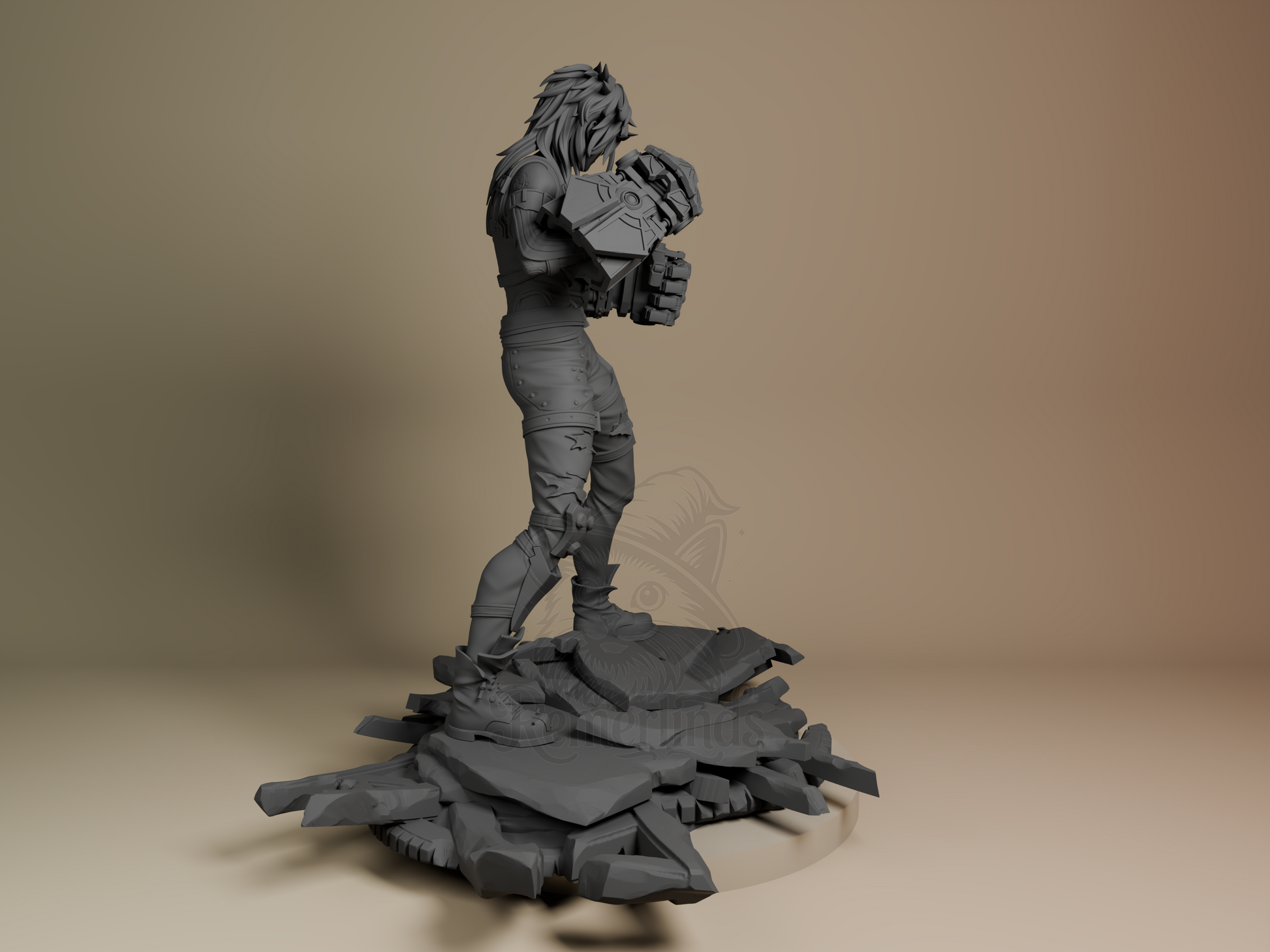 Vi – Arcane (Figurine by Bulkamancer) – 3D printed resin figure
