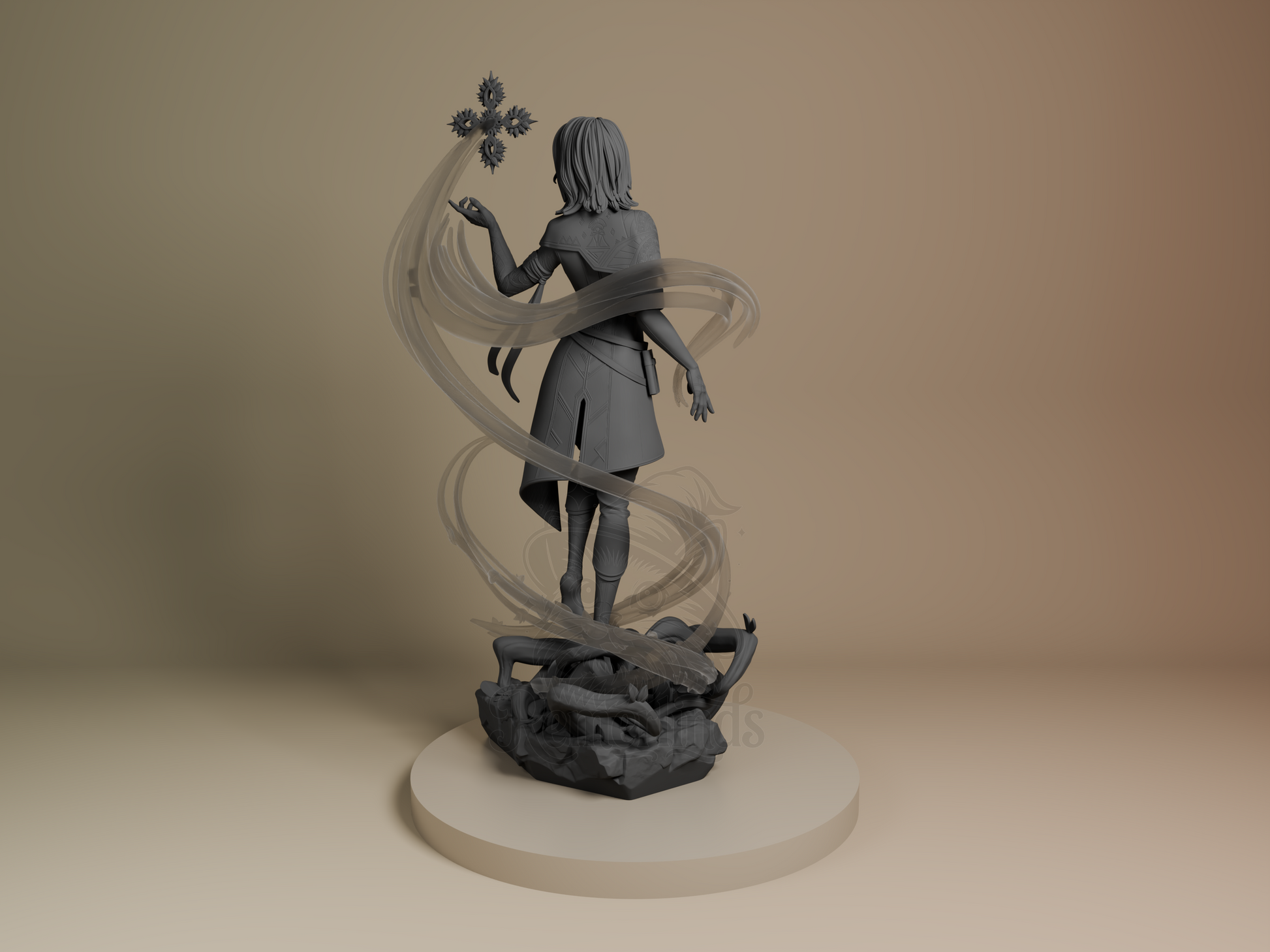 Lune – Expedition 33 (Figurine by Bulkamancer) – 3D printed resin figure