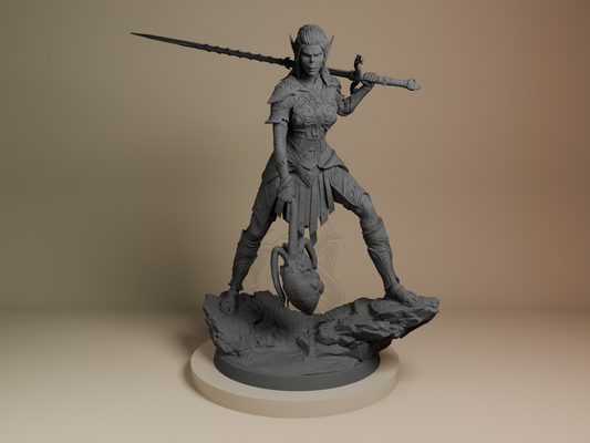 Lae’zel – Baldur’s Gate (Figurine by Bulkamancer) – 3D printed resin figure