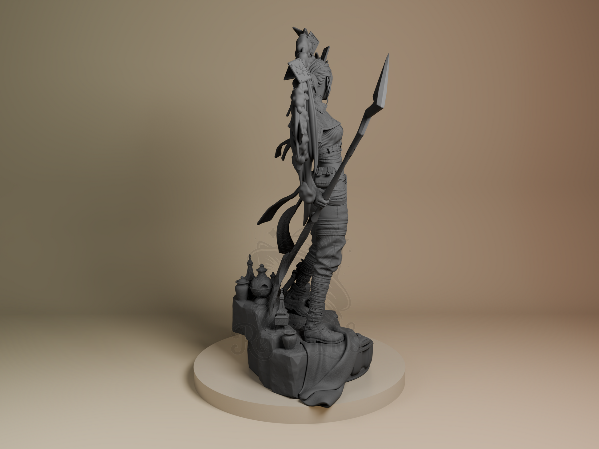 Sciel – Expedition 33 (Figurine by Bulkamancer) – 3D printed resin figure