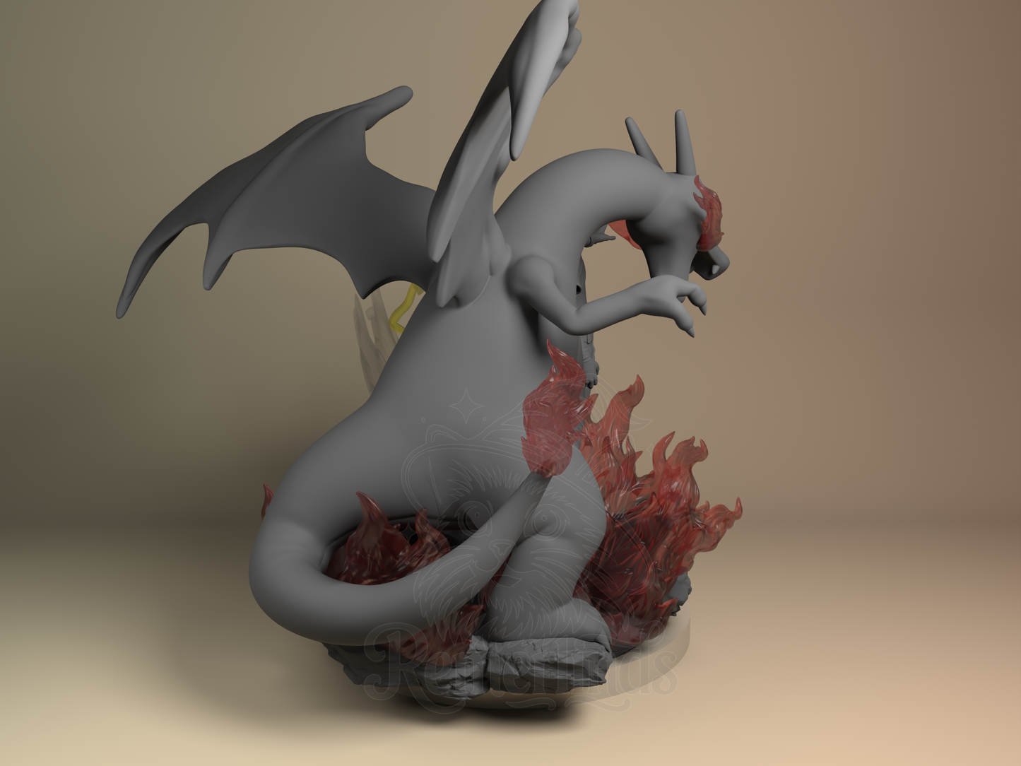 Red – Pokémon (Figurine by Nomnom Figures) – 3D printed resin figure