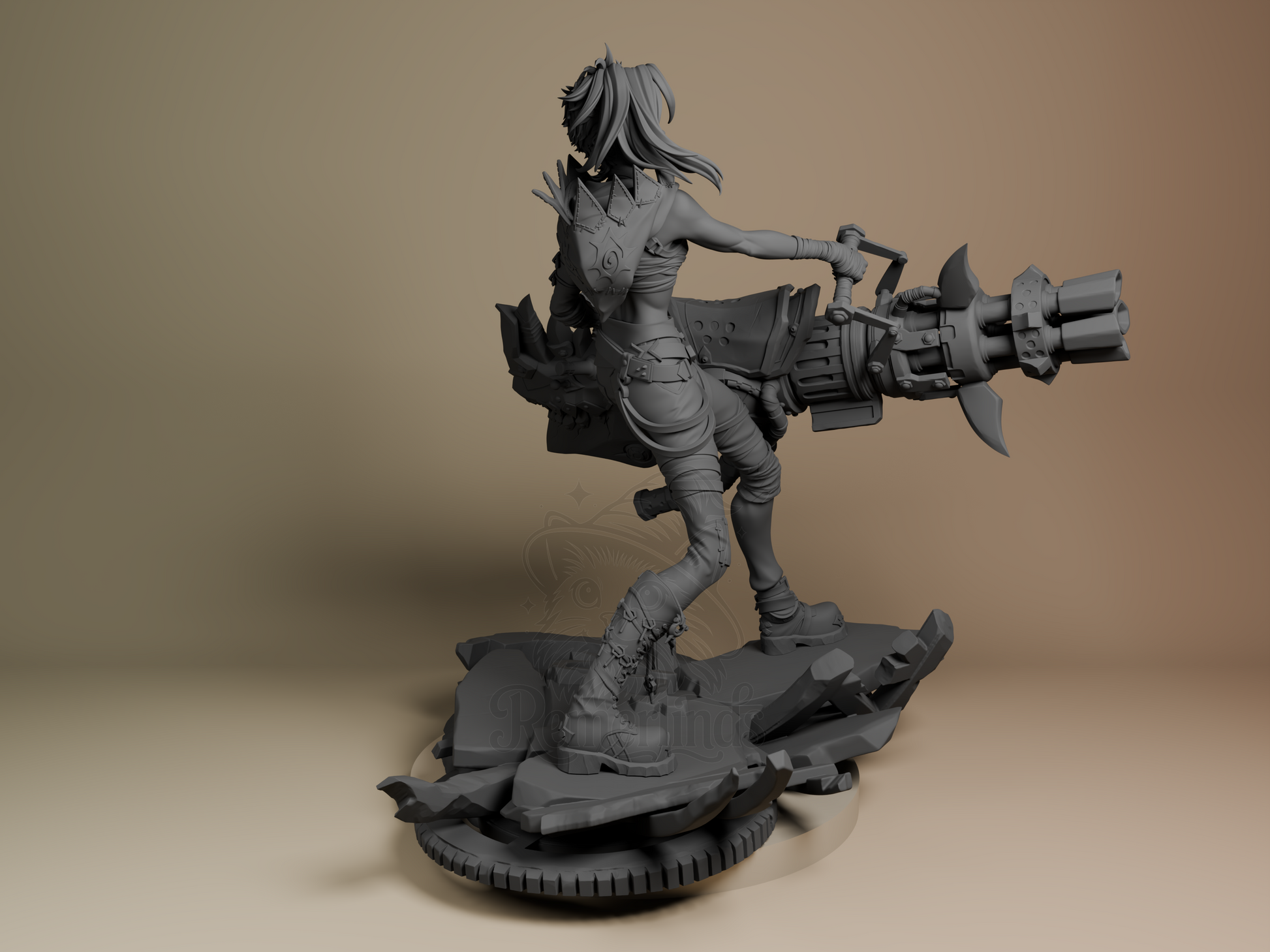Jinx – Arcane (Figurine by Bulkamancer) – 3D printed resin figure