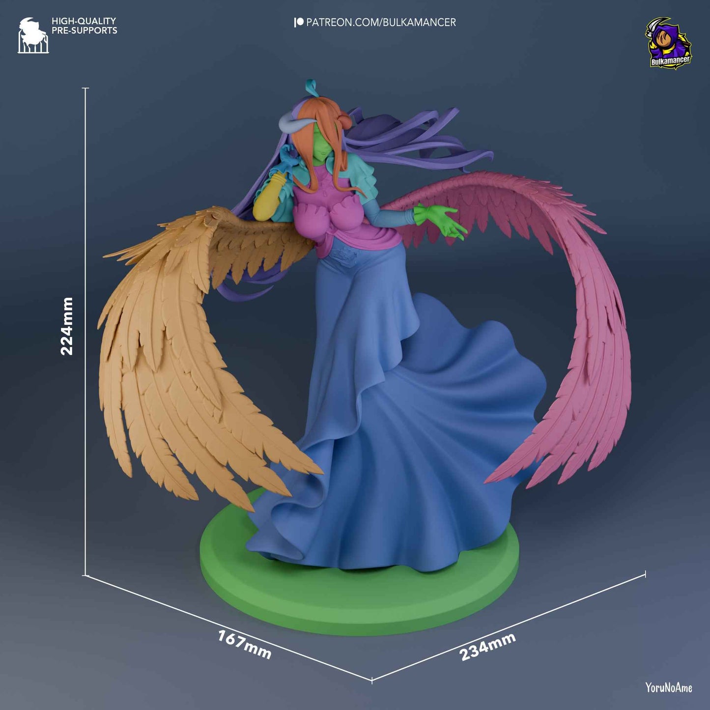 Albedo – Overlord (Figurine by Bulkamancer) – 3D printed resin figure