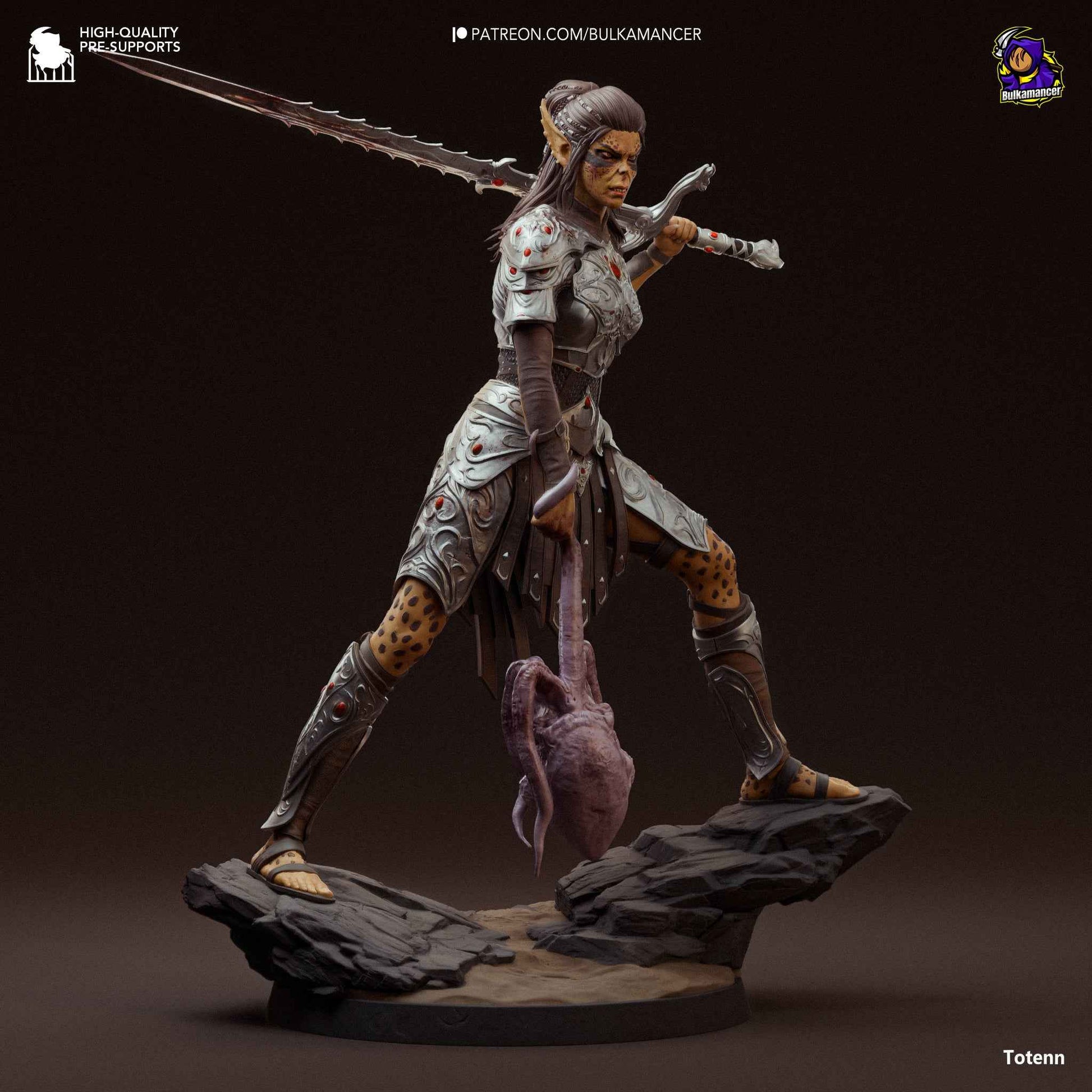 Lae’zel – Baldur’s Gate (Figurine by Bulkamancer) – 3D printed resin figure