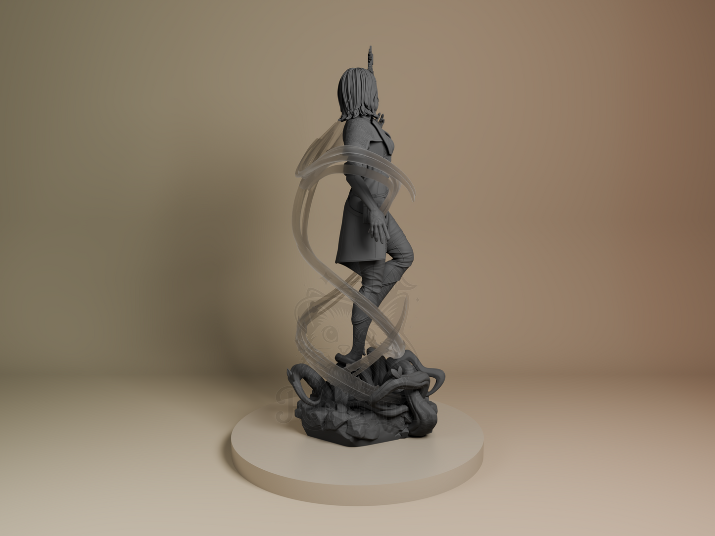 Lune – Expedition 33 (Figurine by Bulkamancer) – 3D printed resin figure