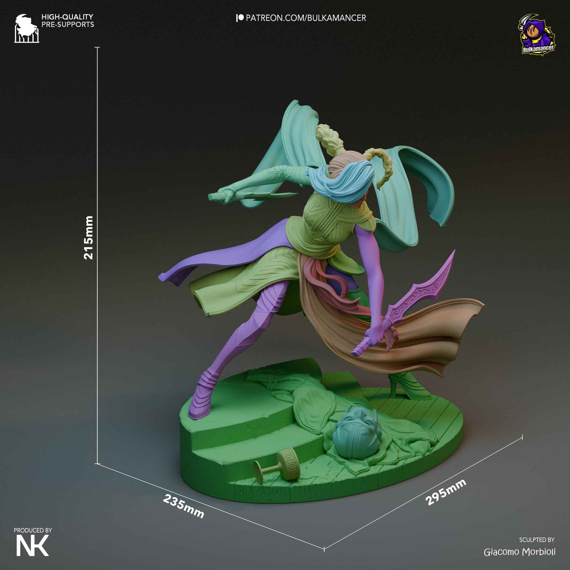 Katarina – League of Legends (Figurine by Bulkamancer) – 3D printed resin figure