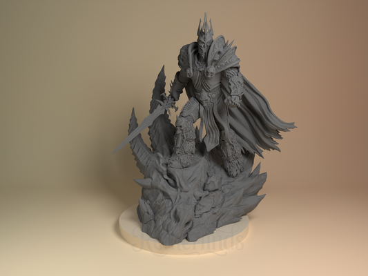 Arthas – World of Warcraft (Figurine by Nomnom Figures) – 3D printed resin figure