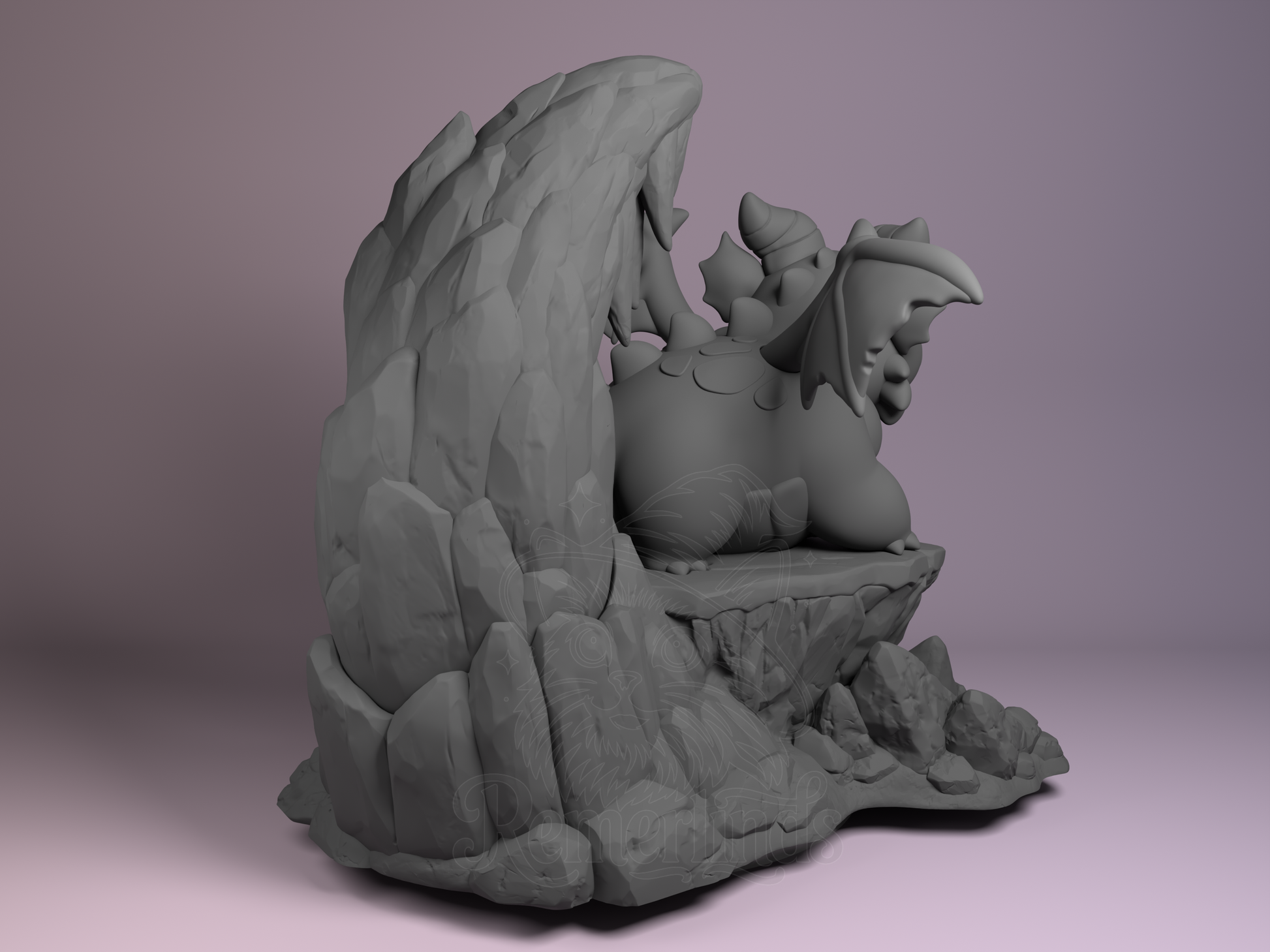 Chibi Themberchaud – Dungeons & Dragons (Chibi by Nomnom Figures) – 3D printed resin figure