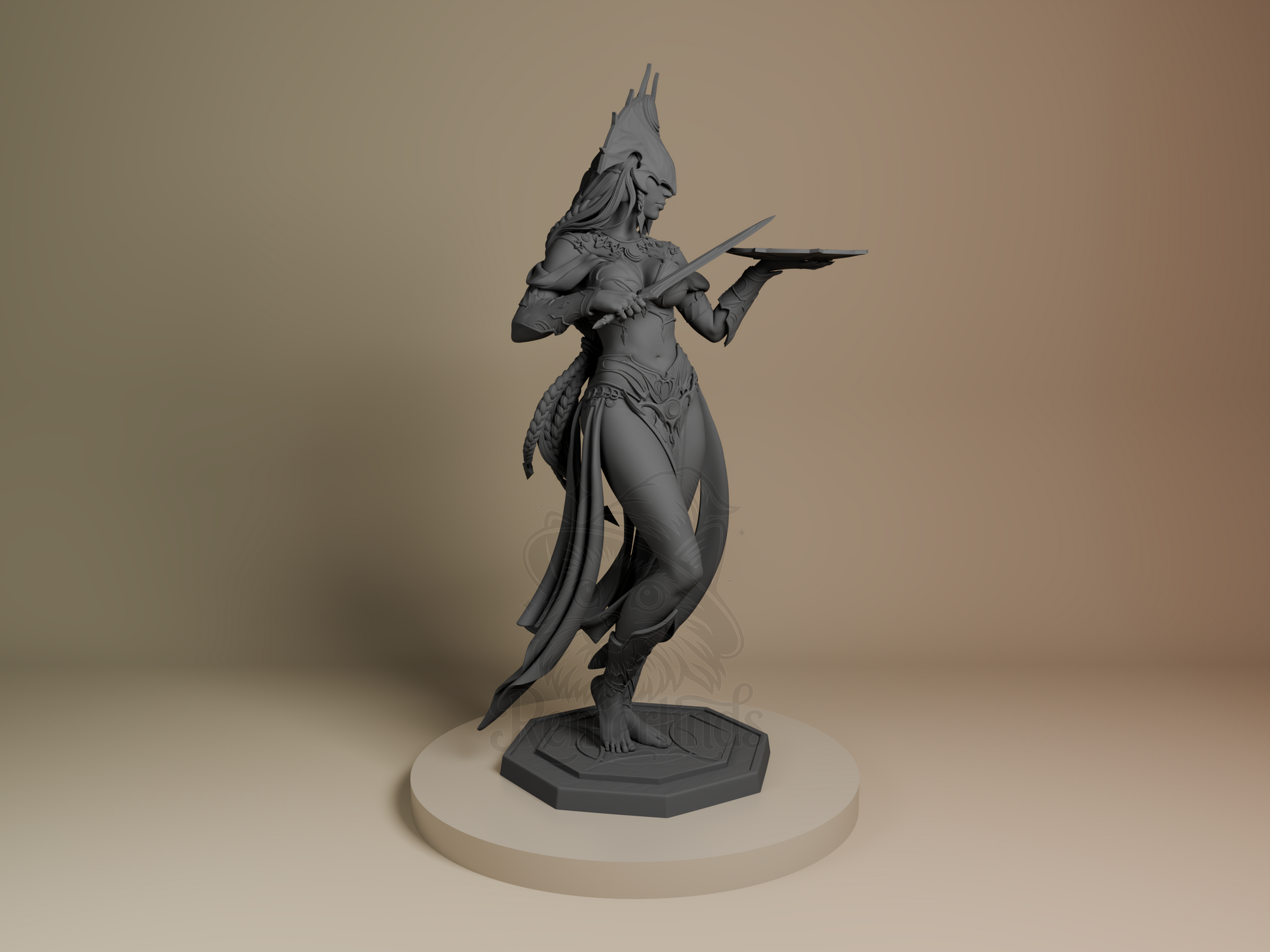 Shar – Baldur’s Gate (Figurine by Bulkamancer) – 3D printed resin figure