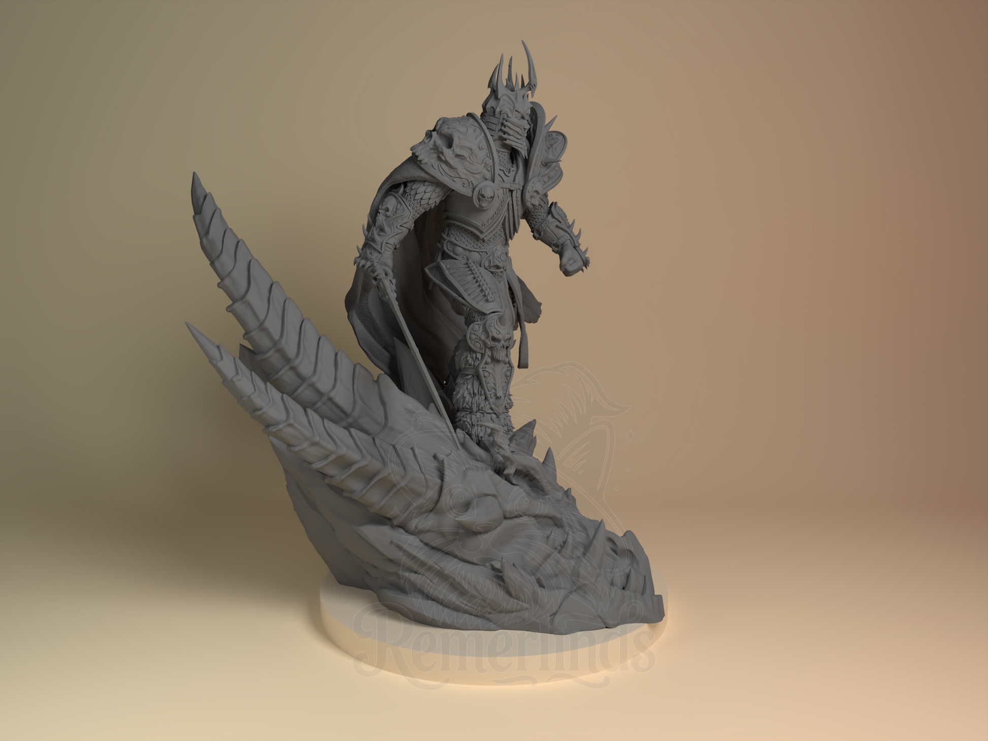 Arthas – World of Warcraft (Figurine by Nomnom Figures) – 3D printed resin figure