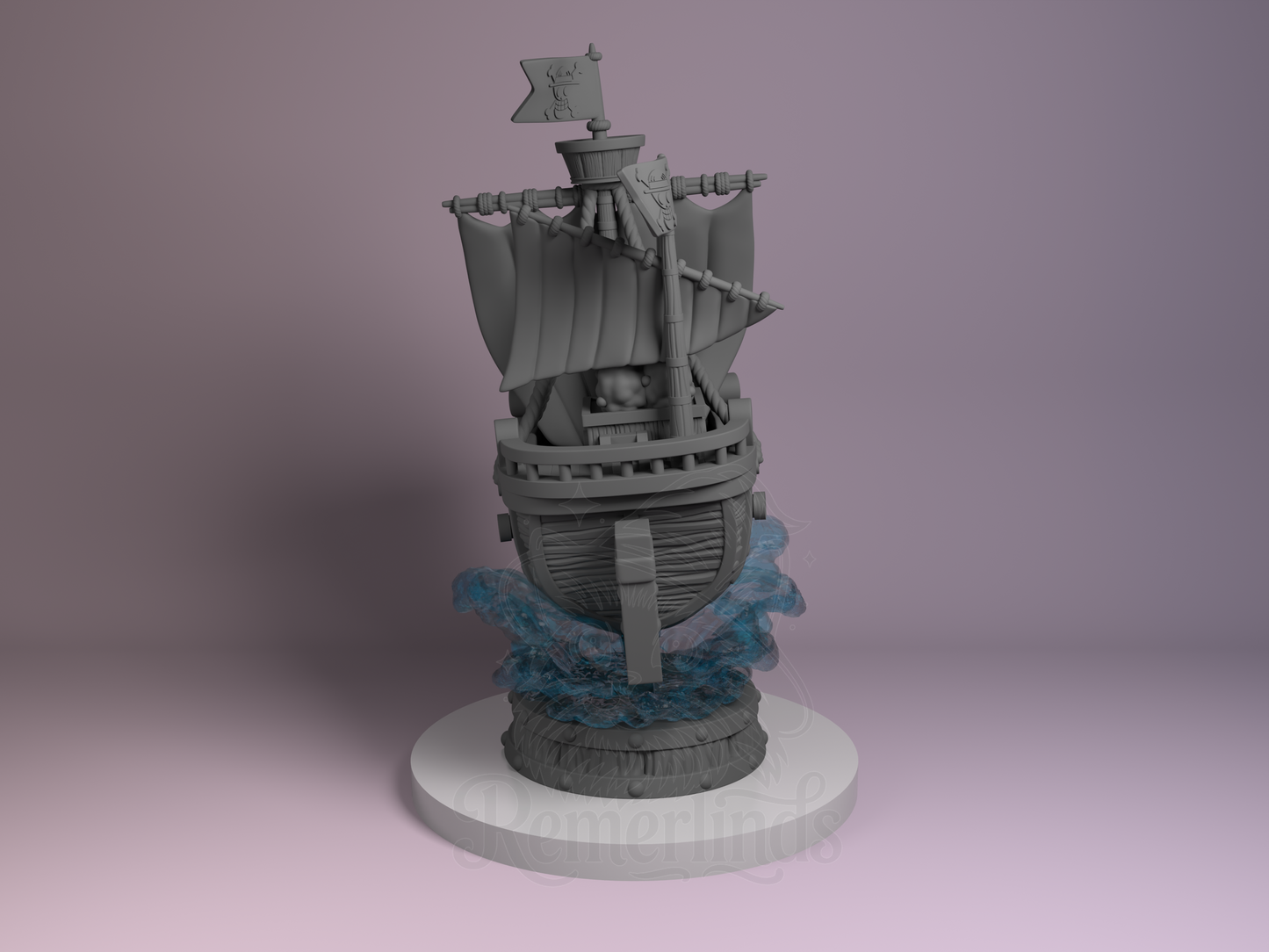 Chibi – Going Merry (Chibi by Nomnom Figures) – 3D printed resin figure