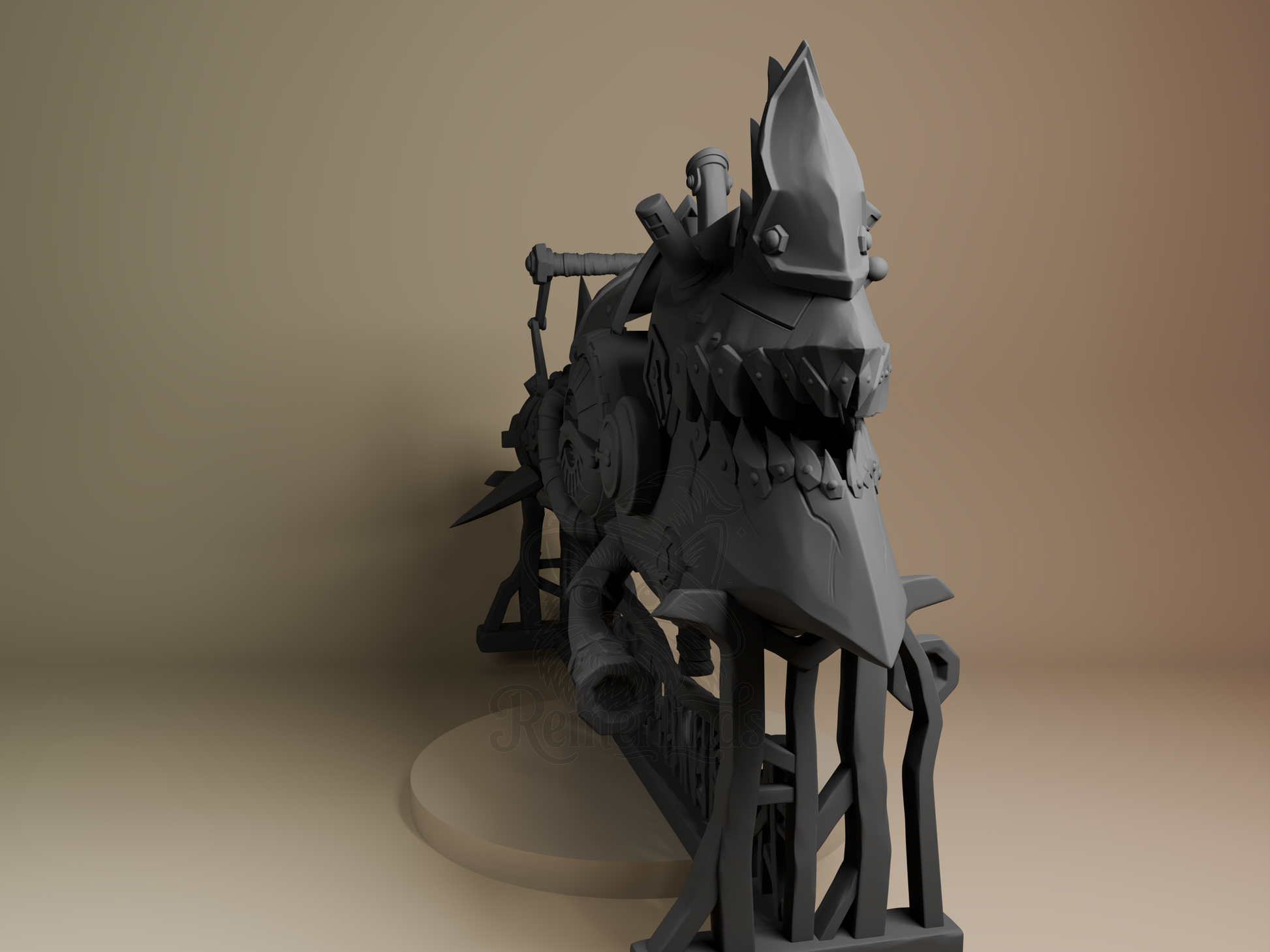 Jinx’s Rhino Gun – Arcane (Figurine by Bulkamancer) – 3D printed resin figure