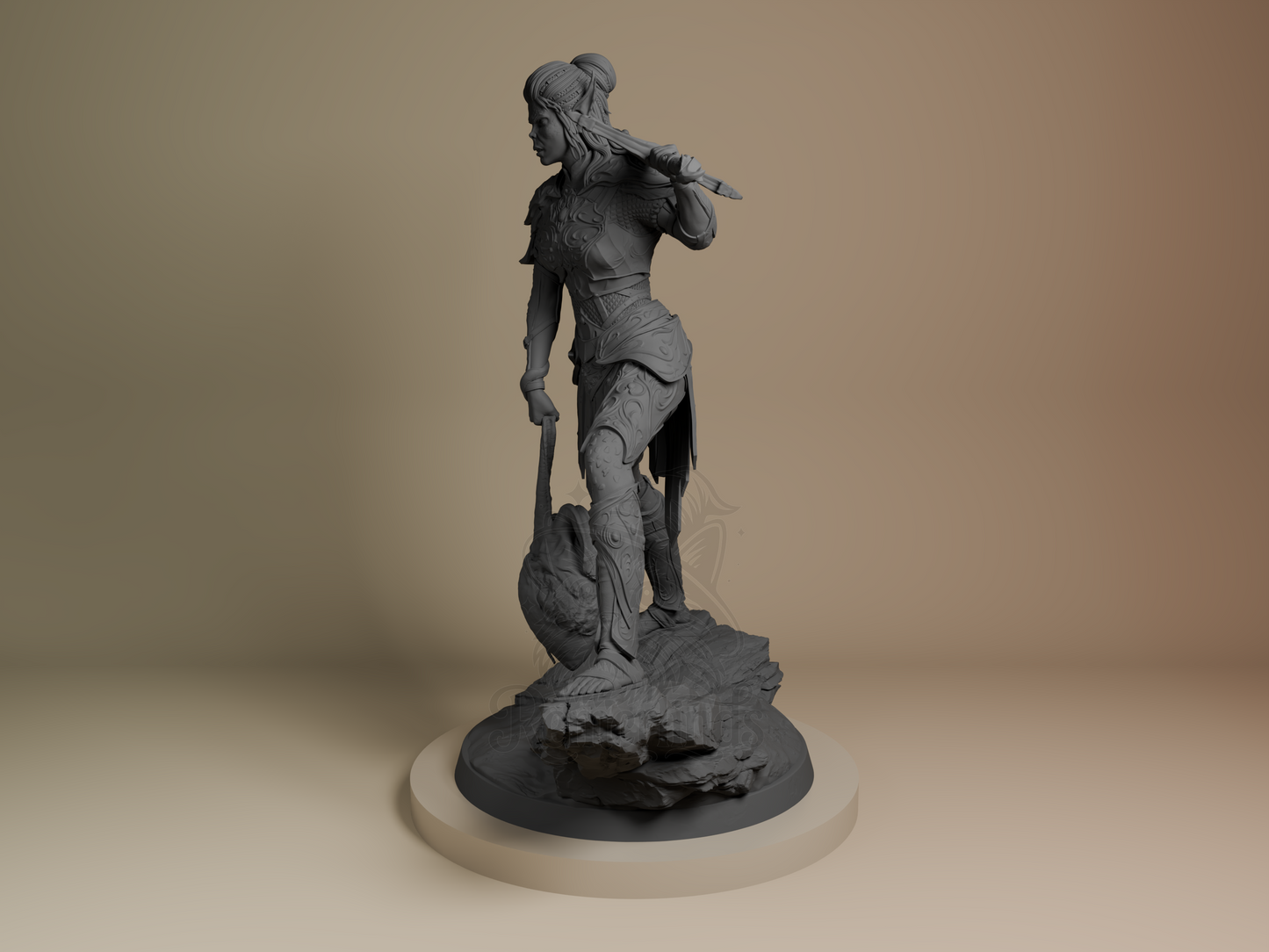 Lae’zel – Baldur’s Gate (Figurine by Bulkamancer) – 3D printed resin figure