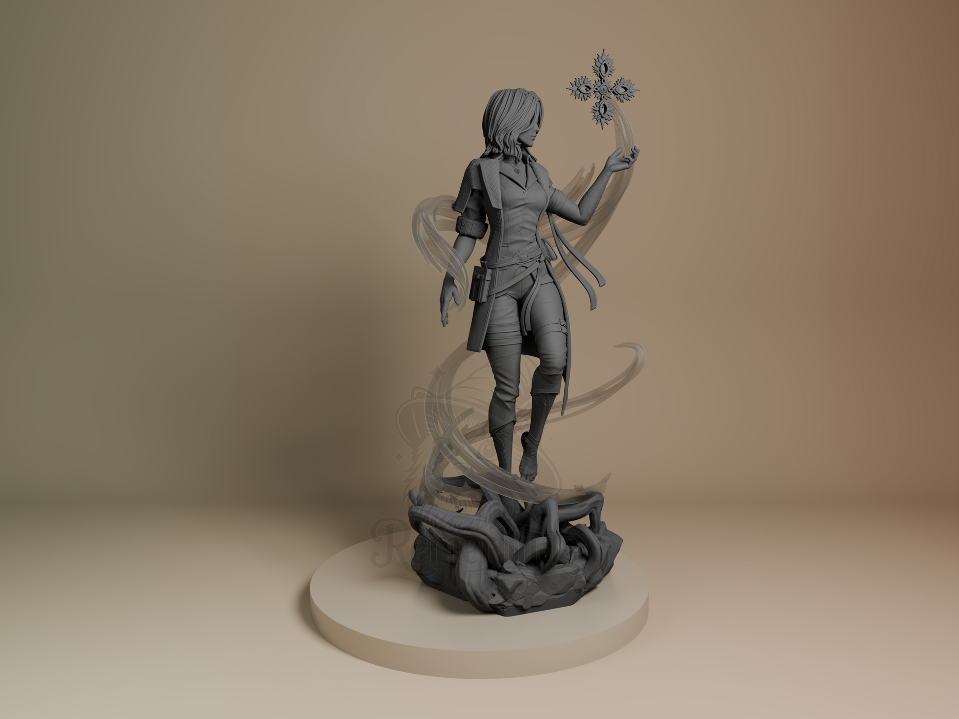Lune – Expedition 33 (Figurine by Bulkamancer) – 3D printed resin figure
