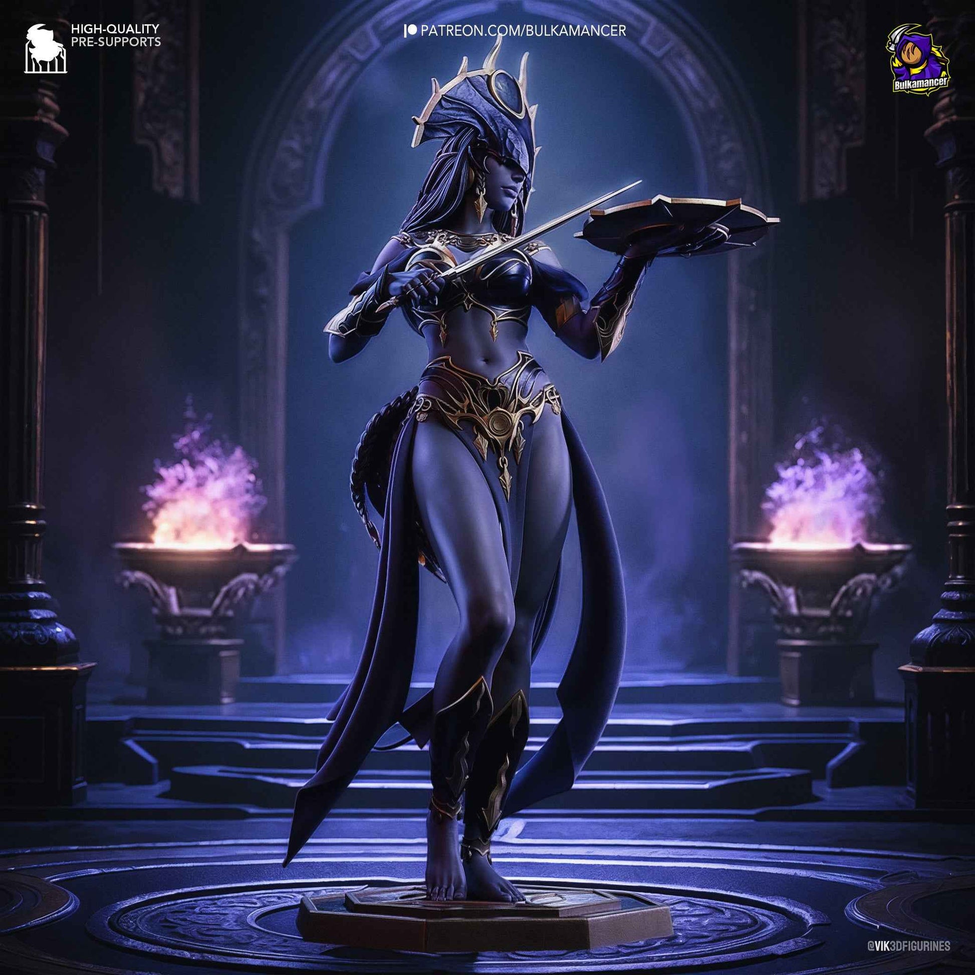 Shar – Baldur’s Gate (Figurine by Bulkamancer) – 3D printed resin figure