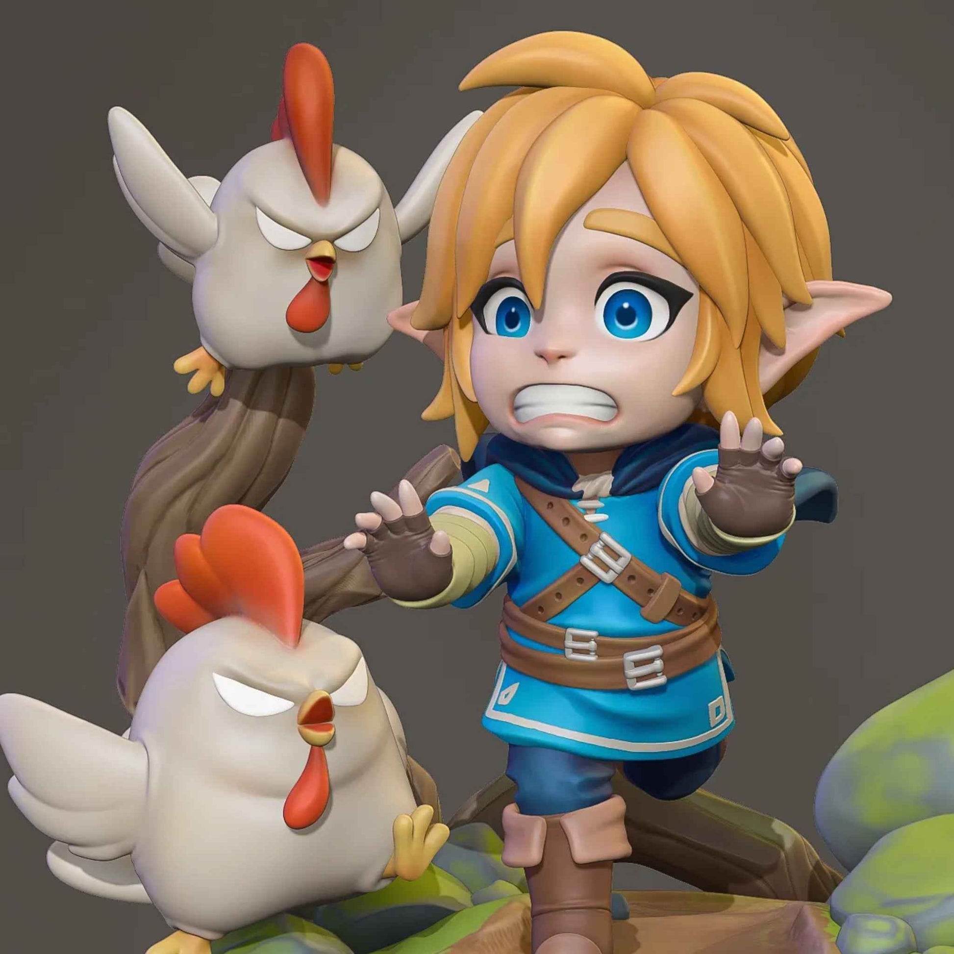 Lync – Breathe the Wilderness (Chibi by Nomnom Figures) – 3D printed resin figure