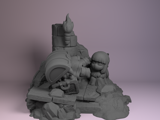 Chibi – Mimic Chest x Frieren (Chibi by Nomnom Figures) – 3D printed resin figure