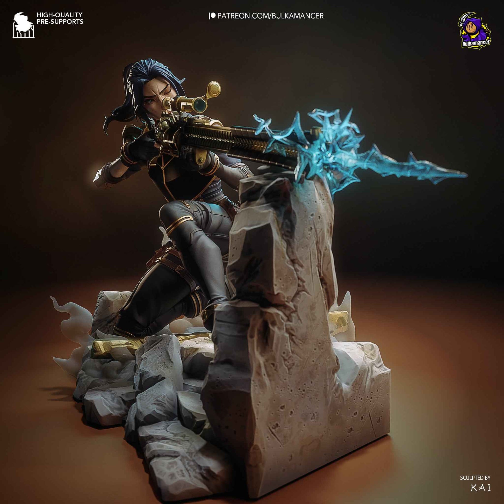 Caitlyn – Arcane (Figurine by Bulkamancer) – 3D printed resin figure