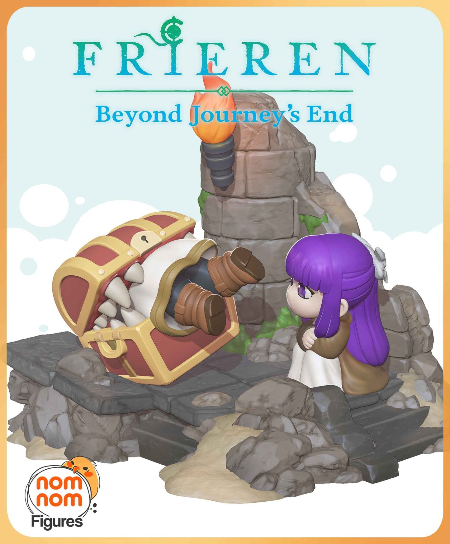 Chibi – Mimic Chest x Frieren (Chibi by Nomnom Figures) – 3D printed resin figure