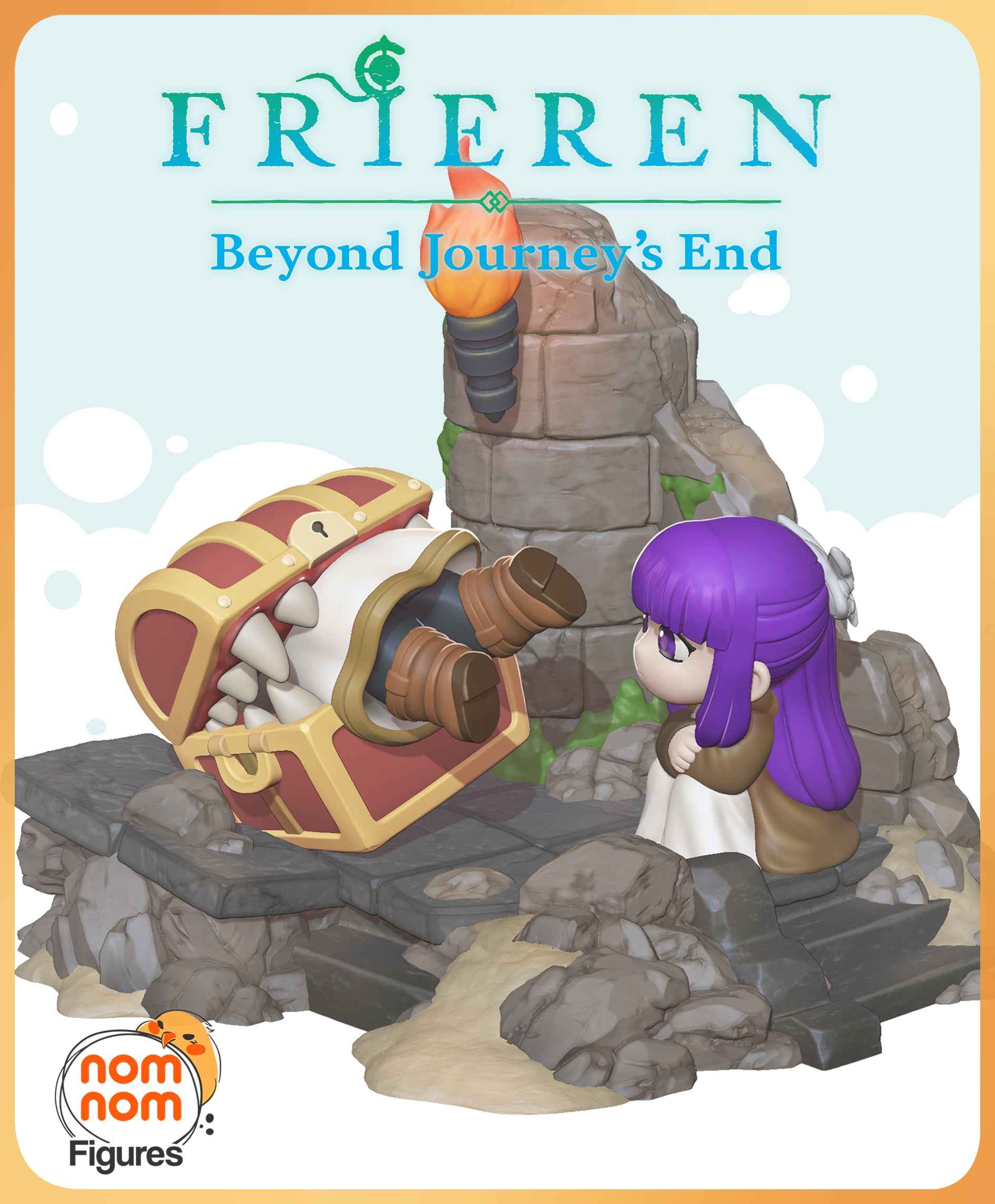 Chibi – Mimic Chest x Frieren (Chibi by Nomnom Figures) – 3D printed resin figure