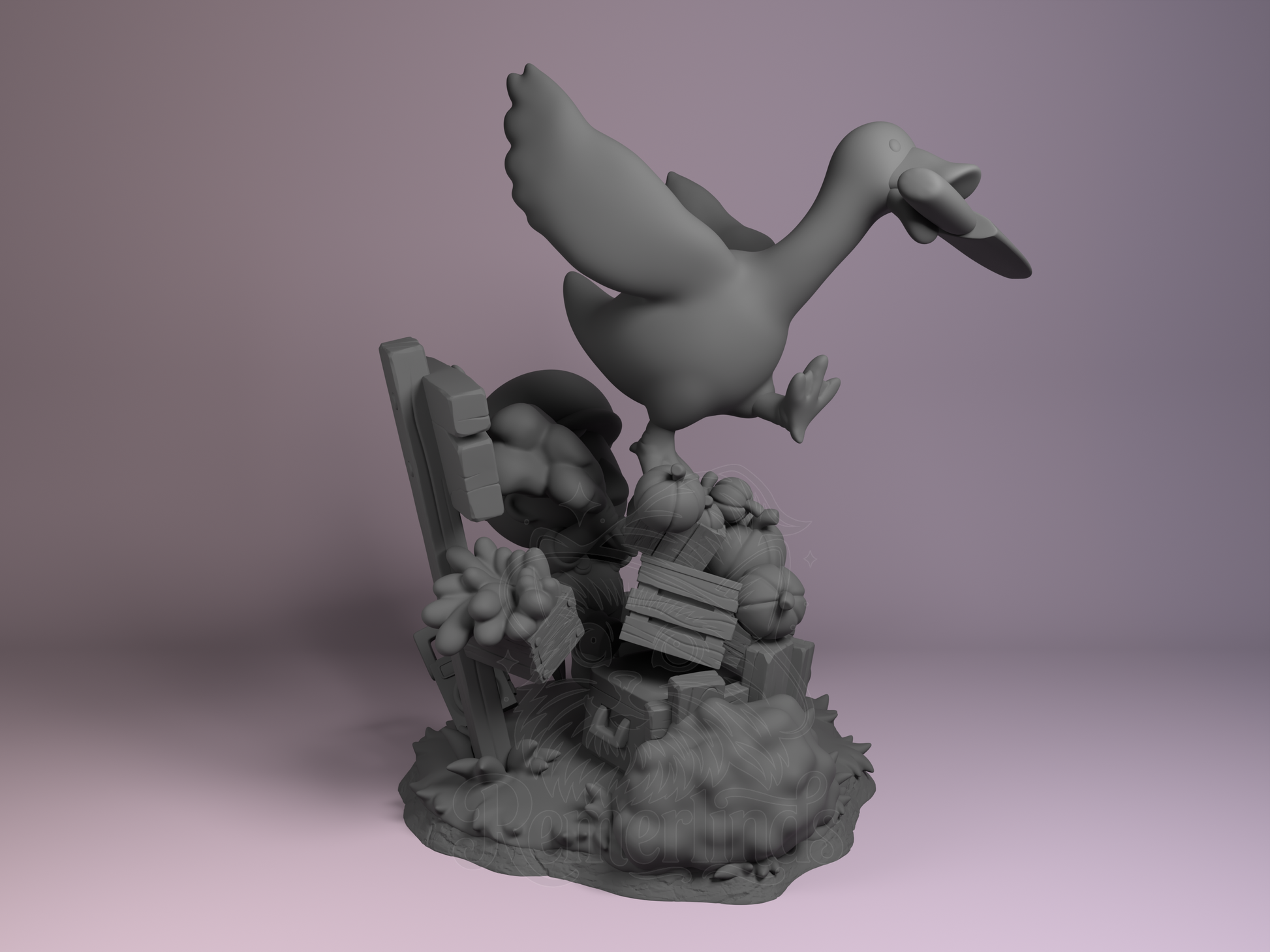 Chibi – Goose (Chibi by Nomnom Figures) – 3D printed resin figure