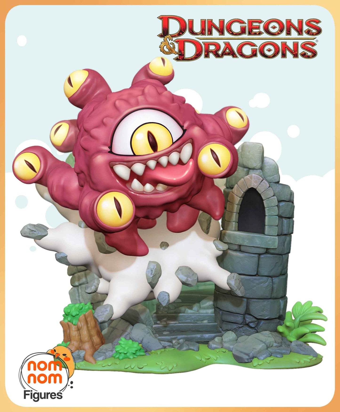 Chibi Beholder – Dungeons & Dragons (Chibi by Nomnom Figures) – 3D printed resin figure