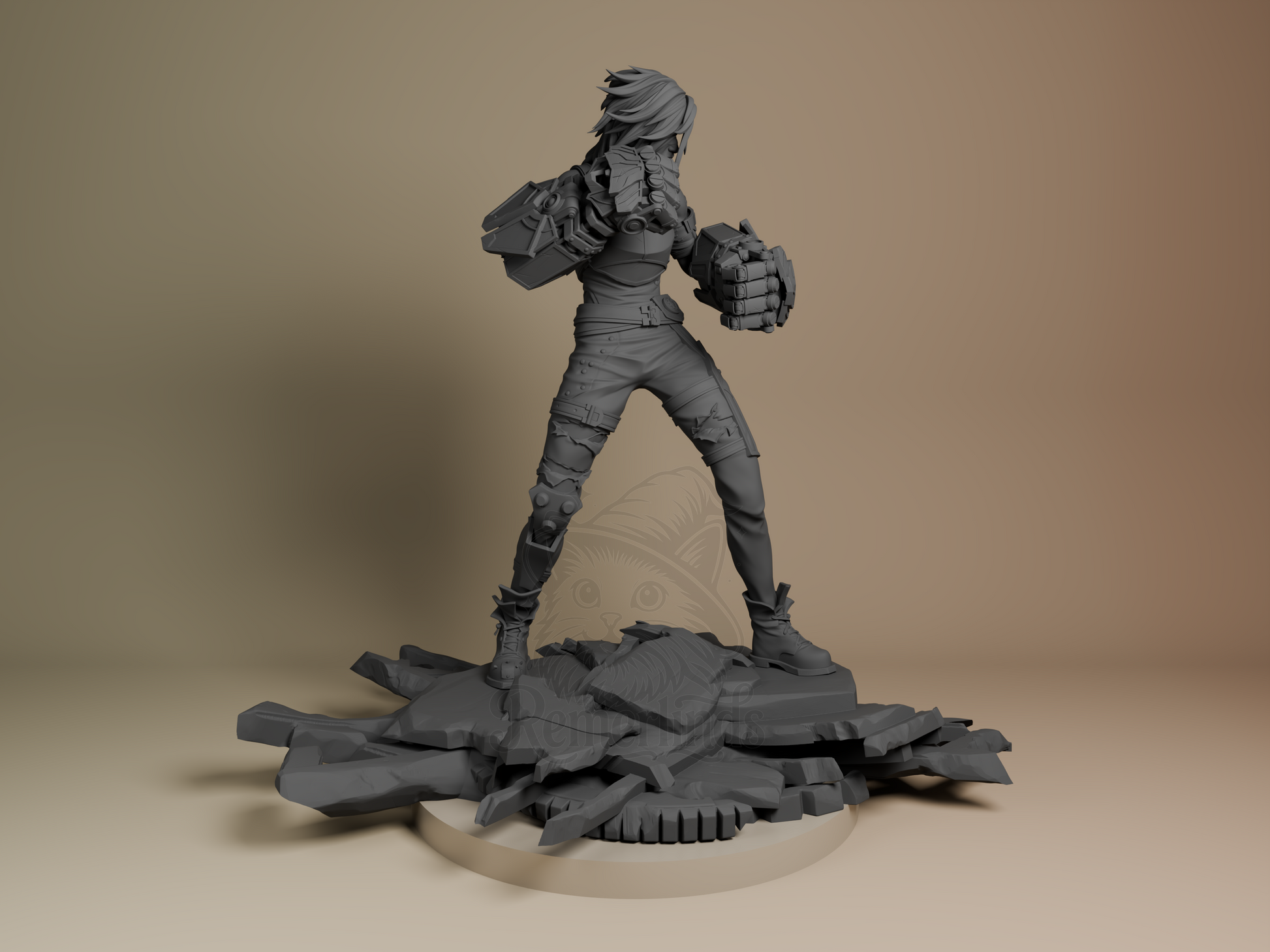 Vi – Arcane (Figurine by Bulkamancer) – 3D printed resin figure